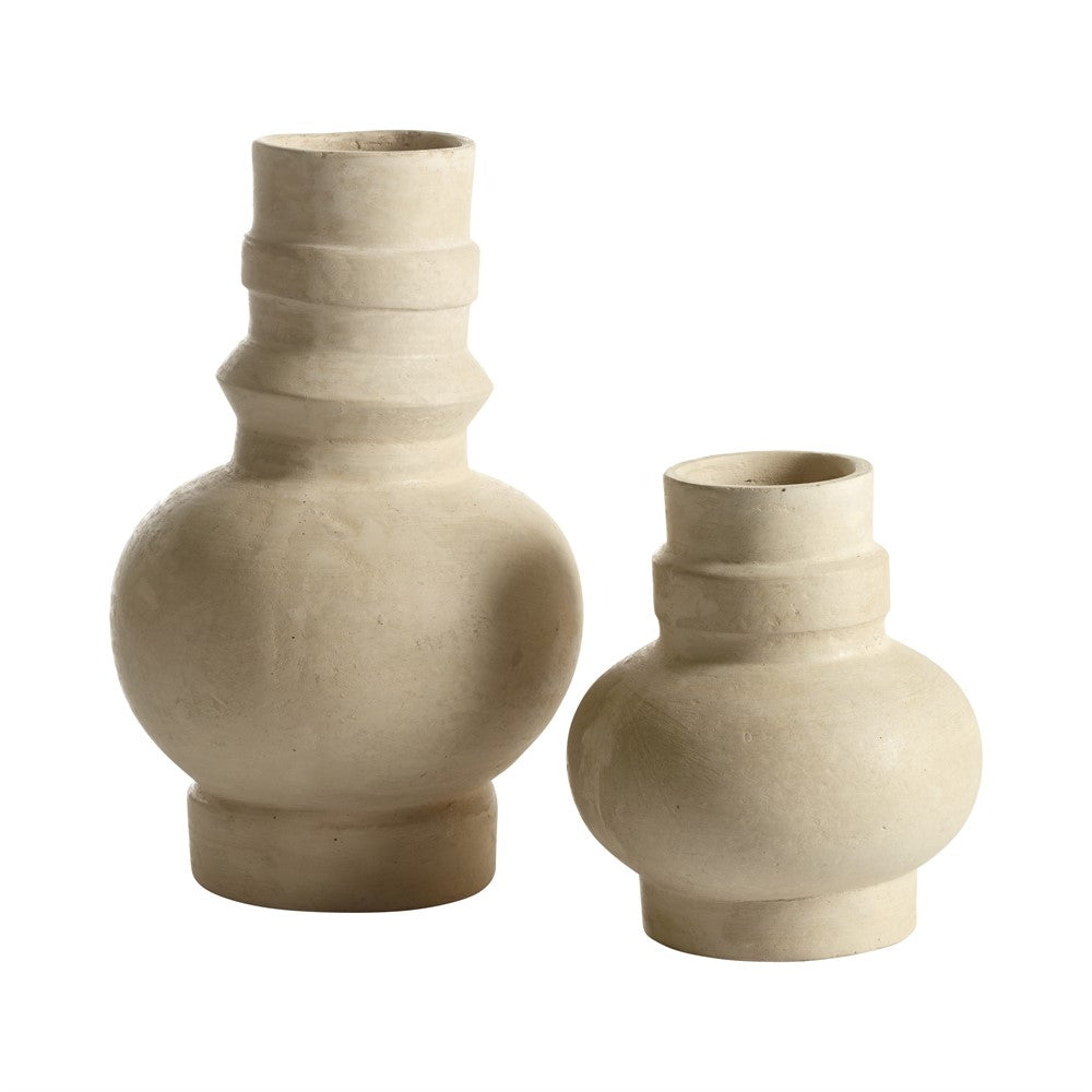 Mogihome Vas Mimosa Låg, 18 X 20 Cm, Creme
