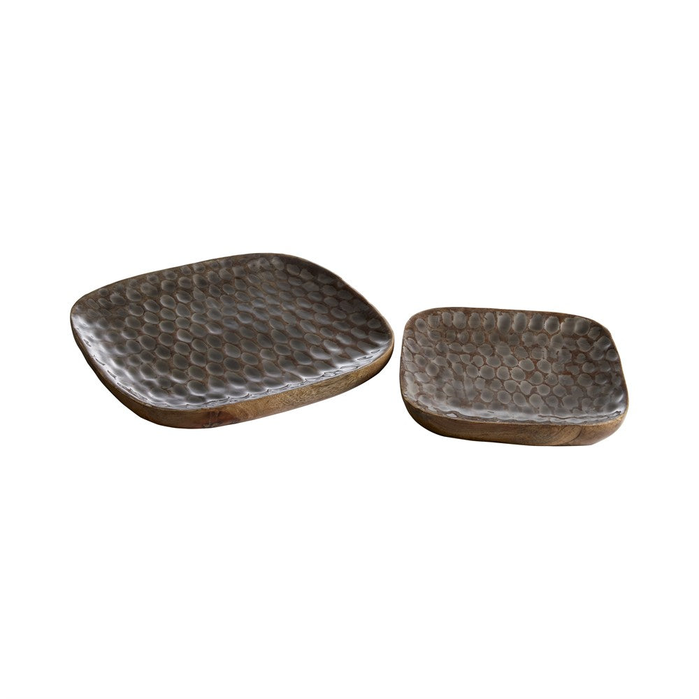 Mogihome Liten Bricka Måns, 25 X 25 X 3,5 Cm, Trä