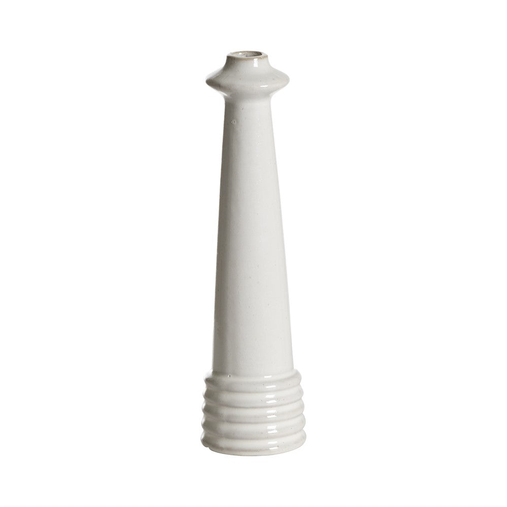 Mogihome Ljusstake Malin Hög, 8 X 8 X 30 Cm, Creme