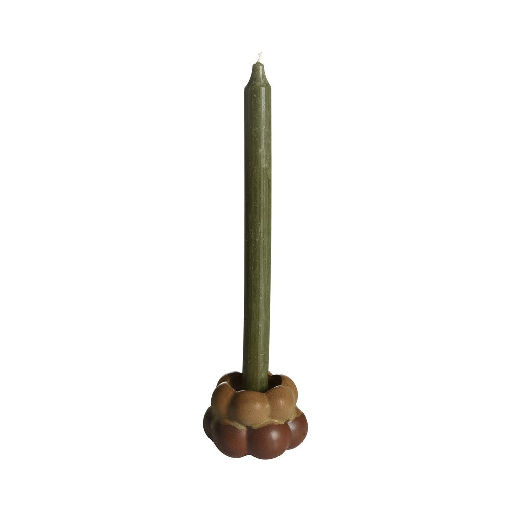 Mogihome Ljusstake Stellan, 9 X 8 X 6 Cm, Brun