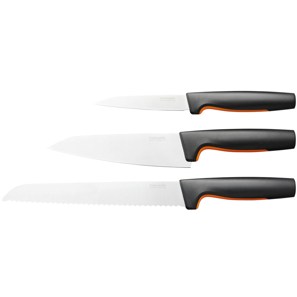 Fiskars Kökskniv Set, 3 Delar FF