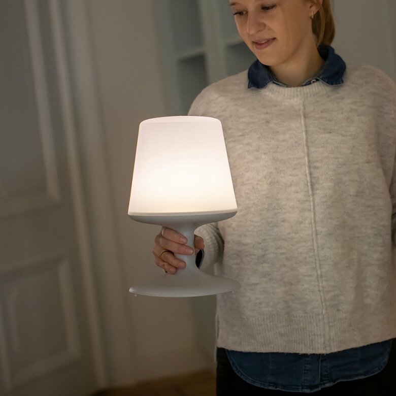 Koziol Light To Go LED-Lampa Organic Grå