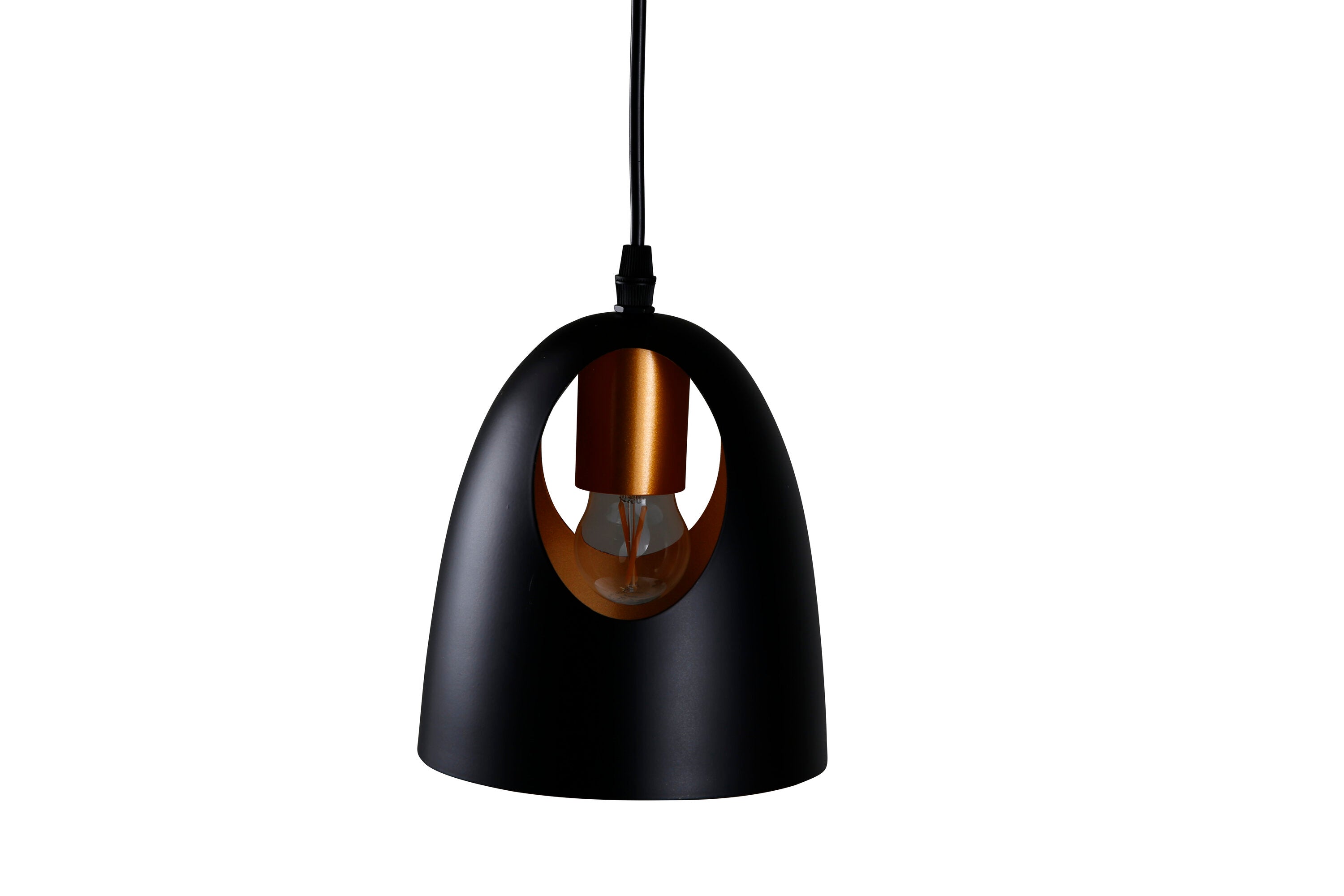 Venture Home Elda Pendel Svart/koppar ø16 cm