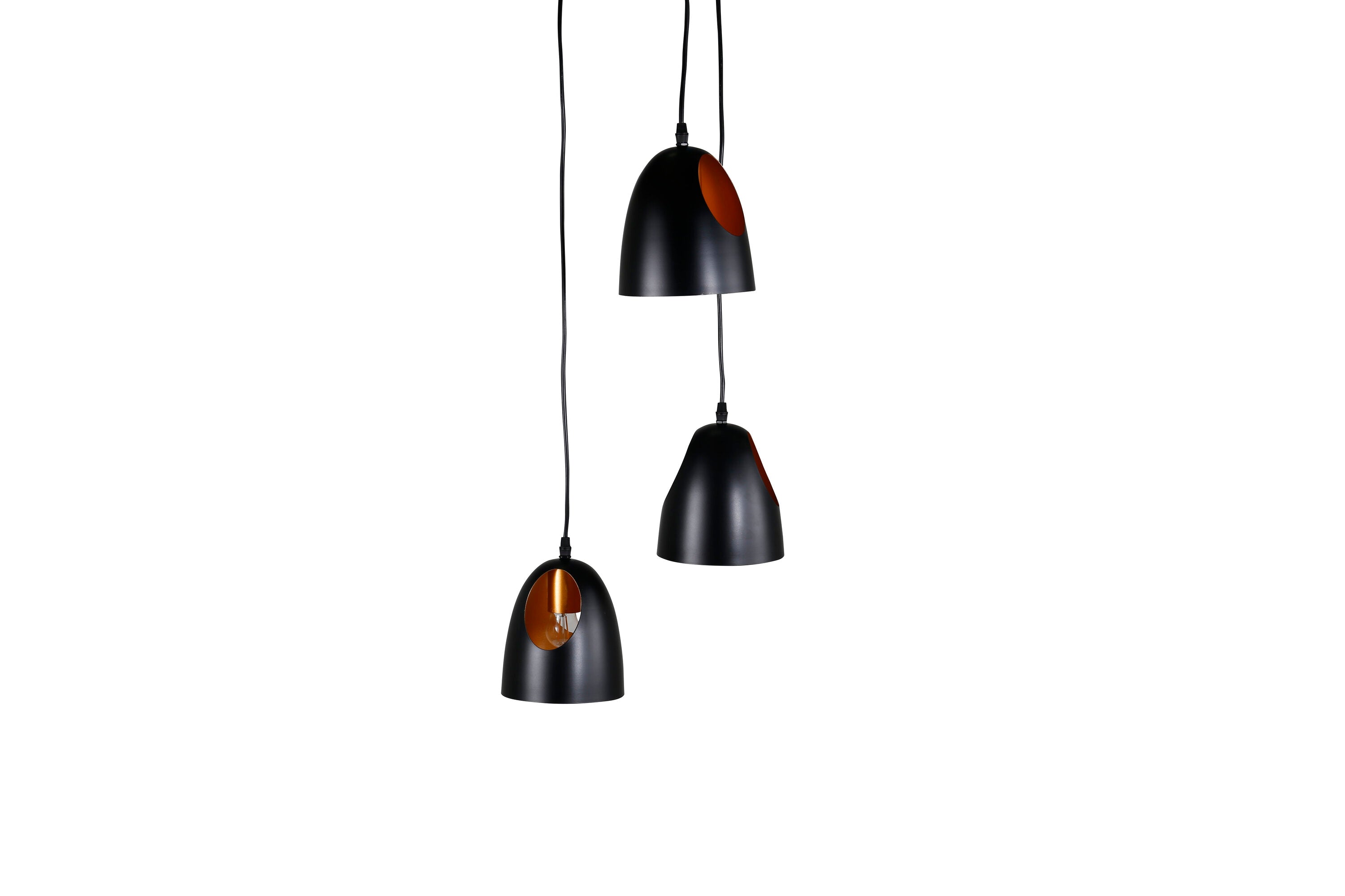 Venture Home Elda Pendel Svart/koppar ø40 cm