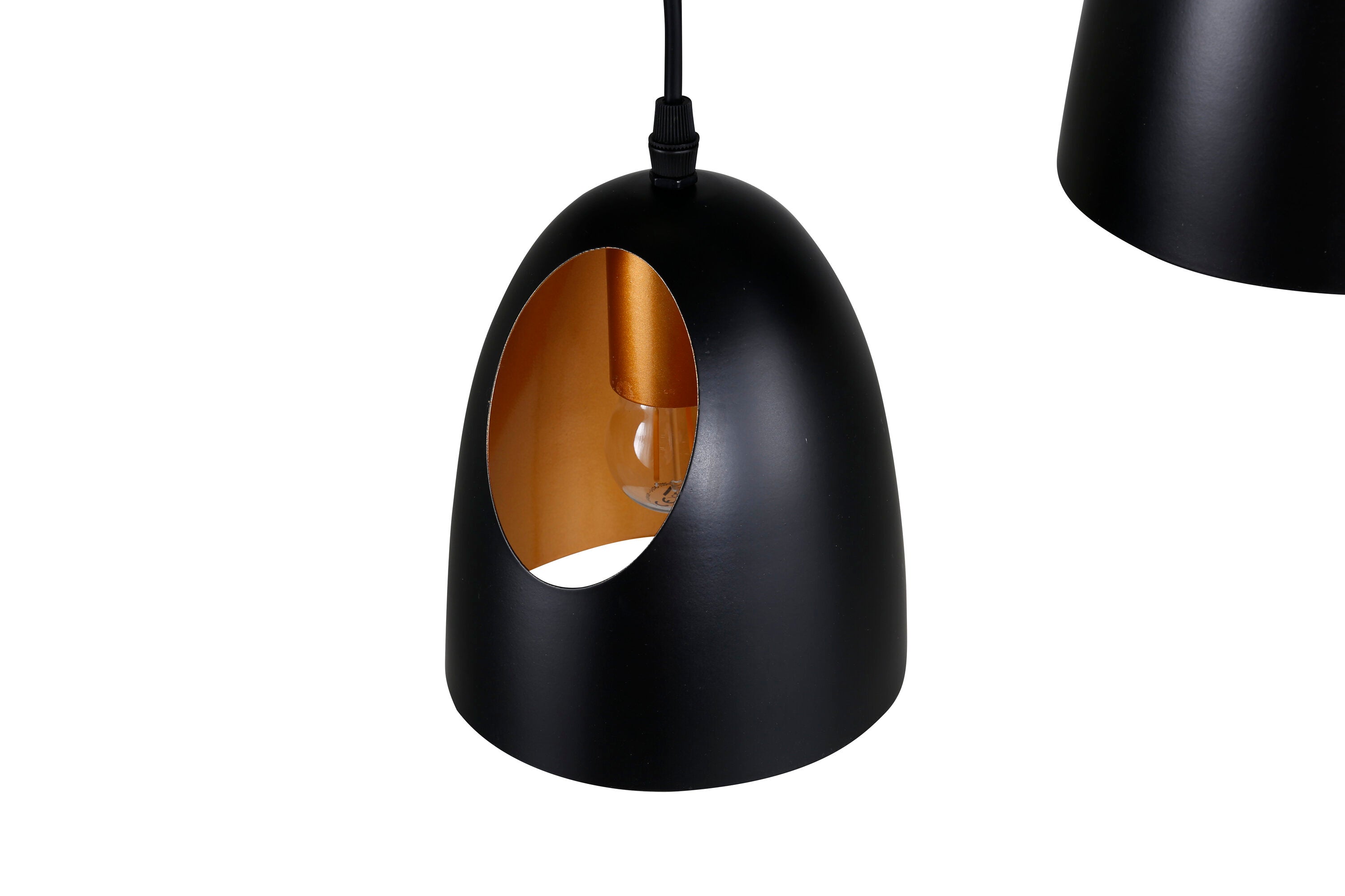 Venture Home Elda Pendel Svart/koppar ø40 cm