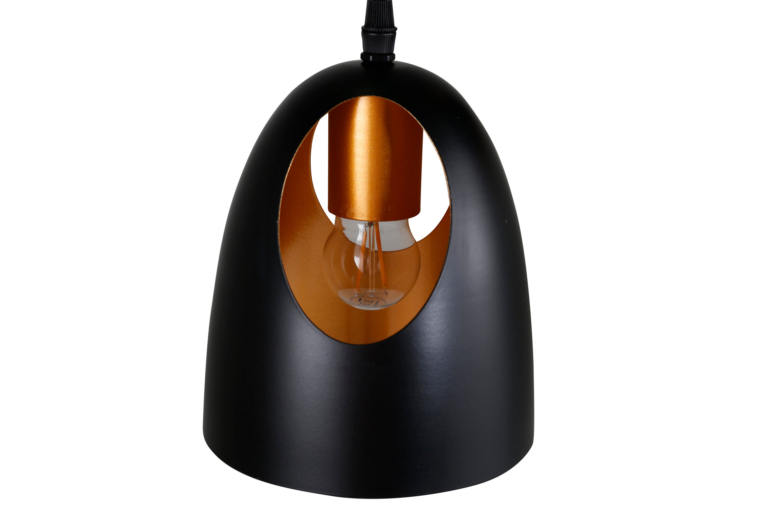 Venture Home Elda Pendel Svart/koppar ø40 cm