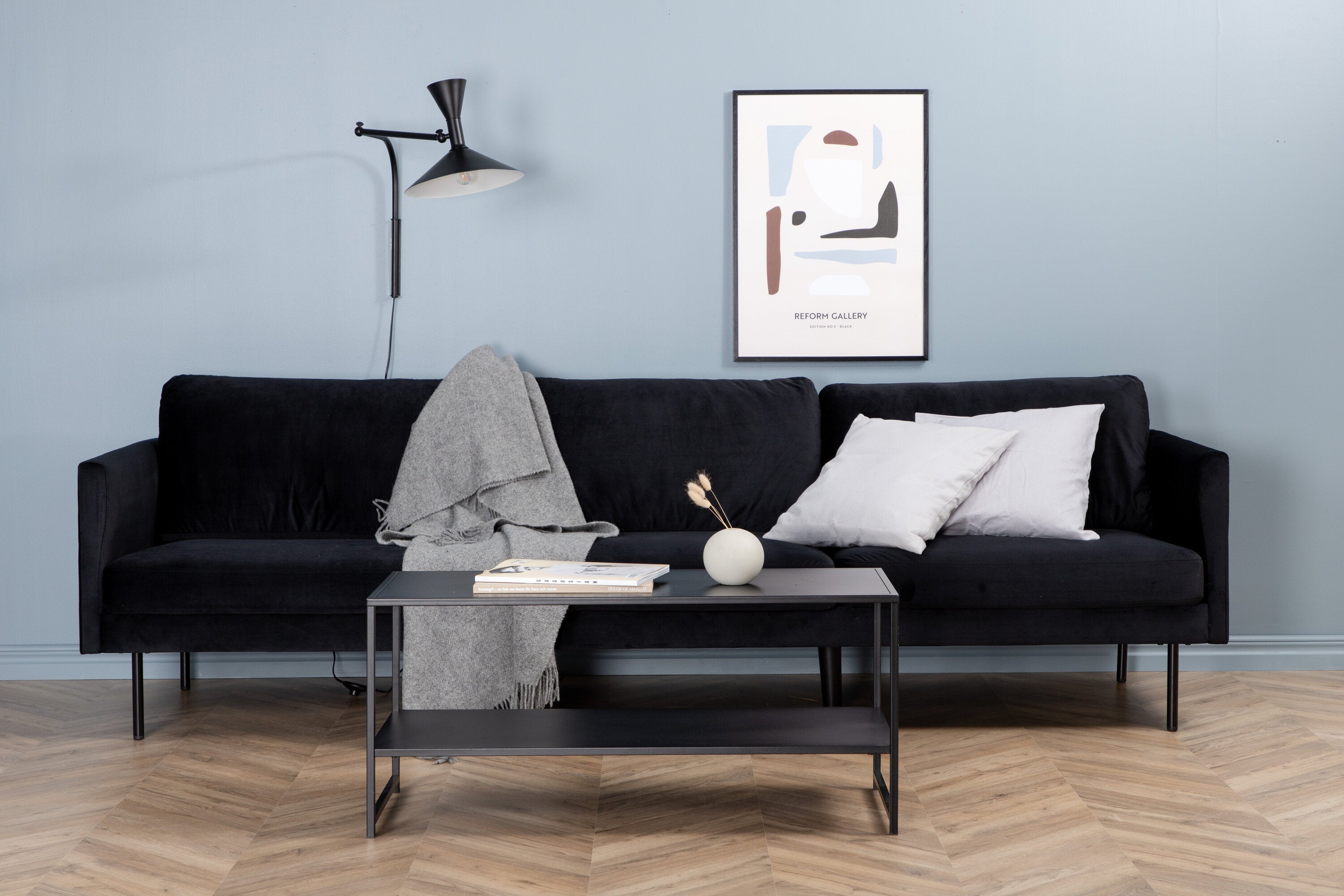 Venture Home Zoom 3-Sits Soffa Svart