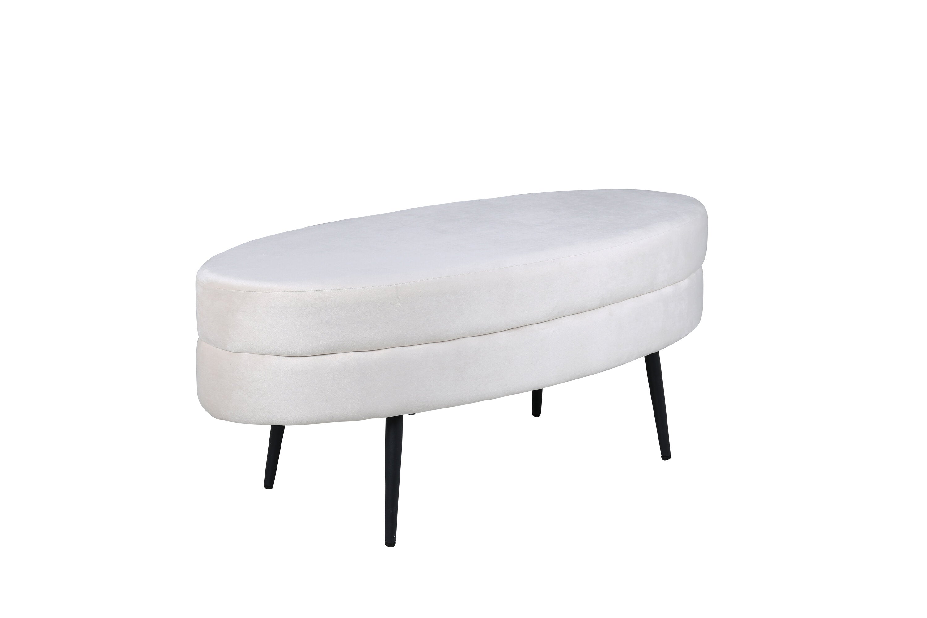 Venture Home Otto Ottoman Off-white