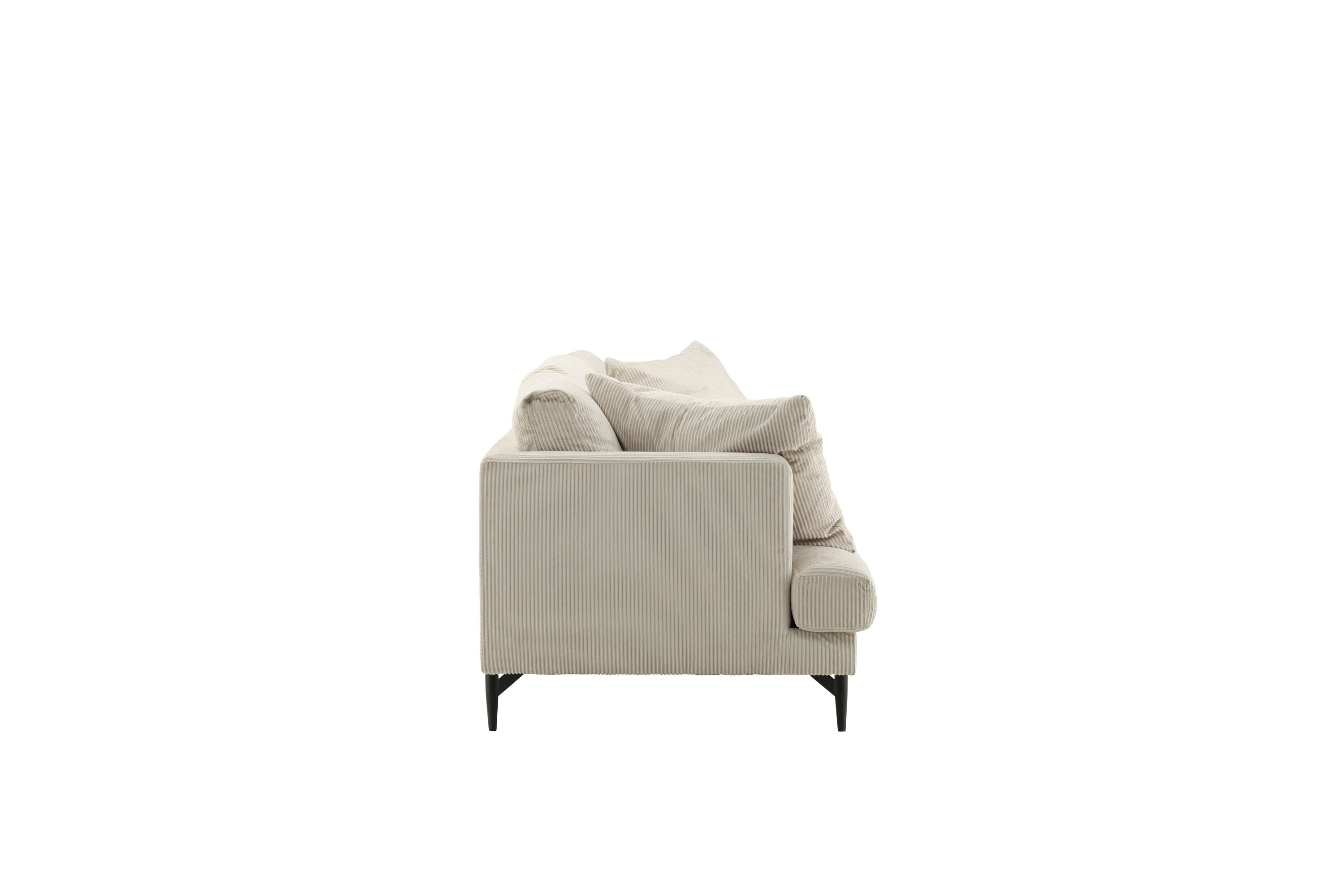 Venture Home Sofia 3-Sits Soffa Beige/Svart