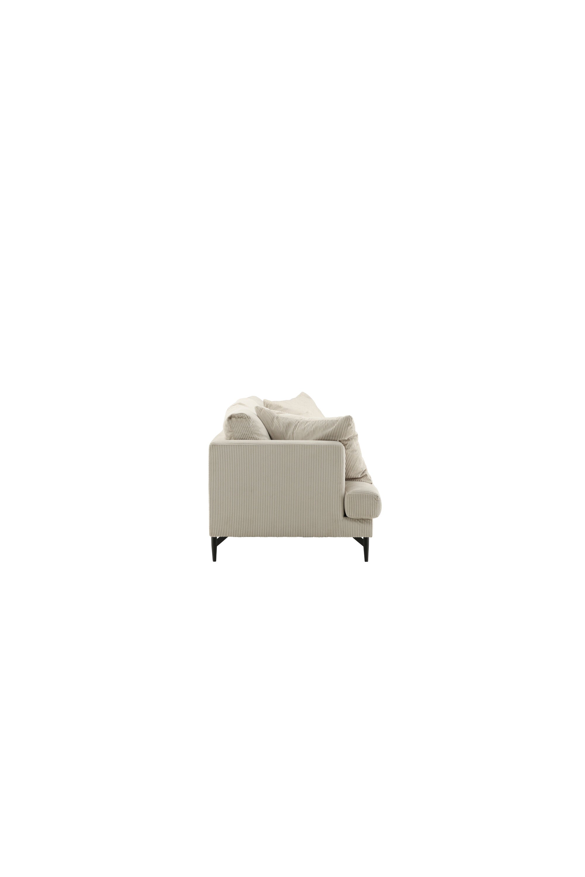 Venture Home Sofia 3-Sits Soffa Beige/Svart