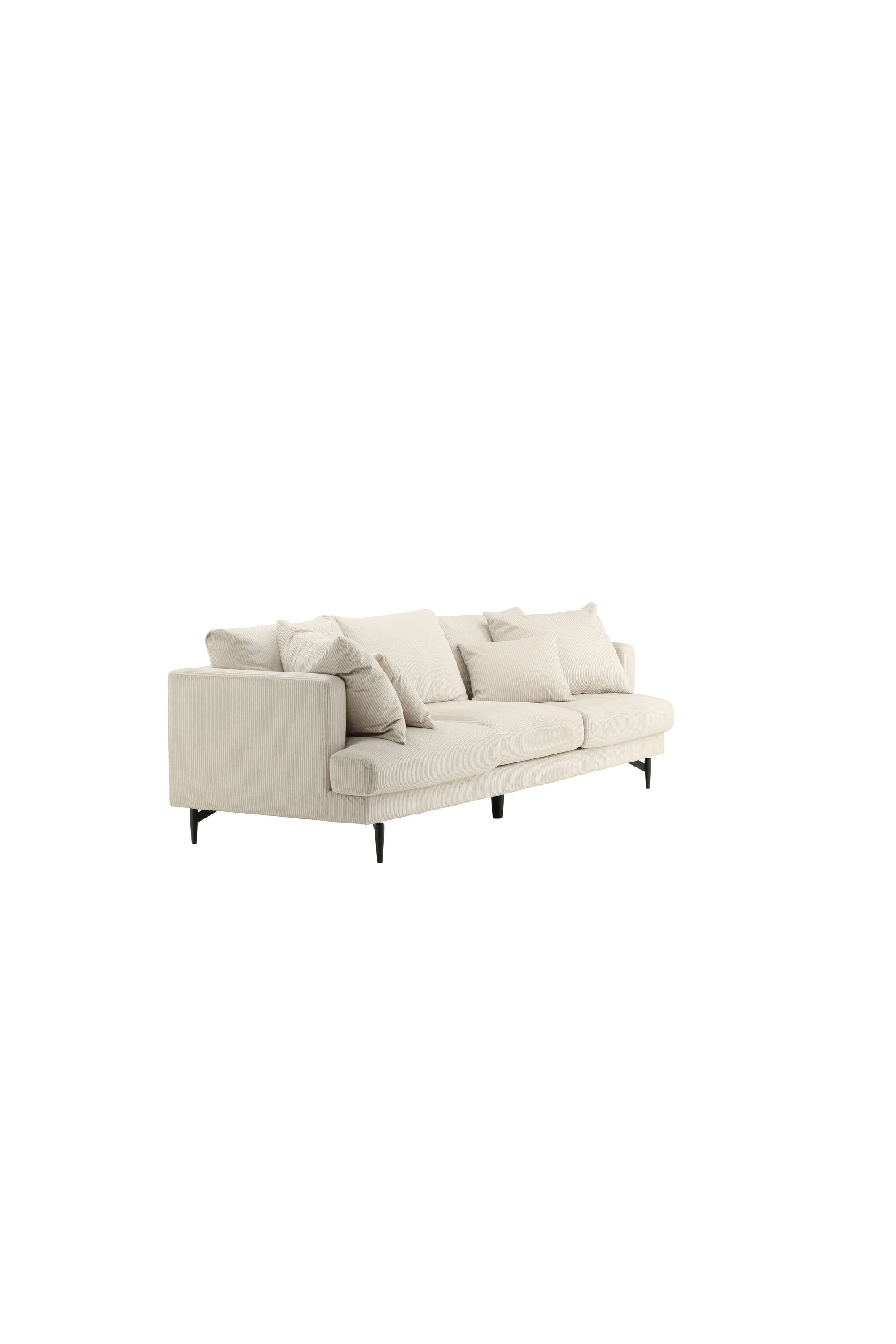 Venture Home Sofia 3-Sits Soffa Beige/Svart