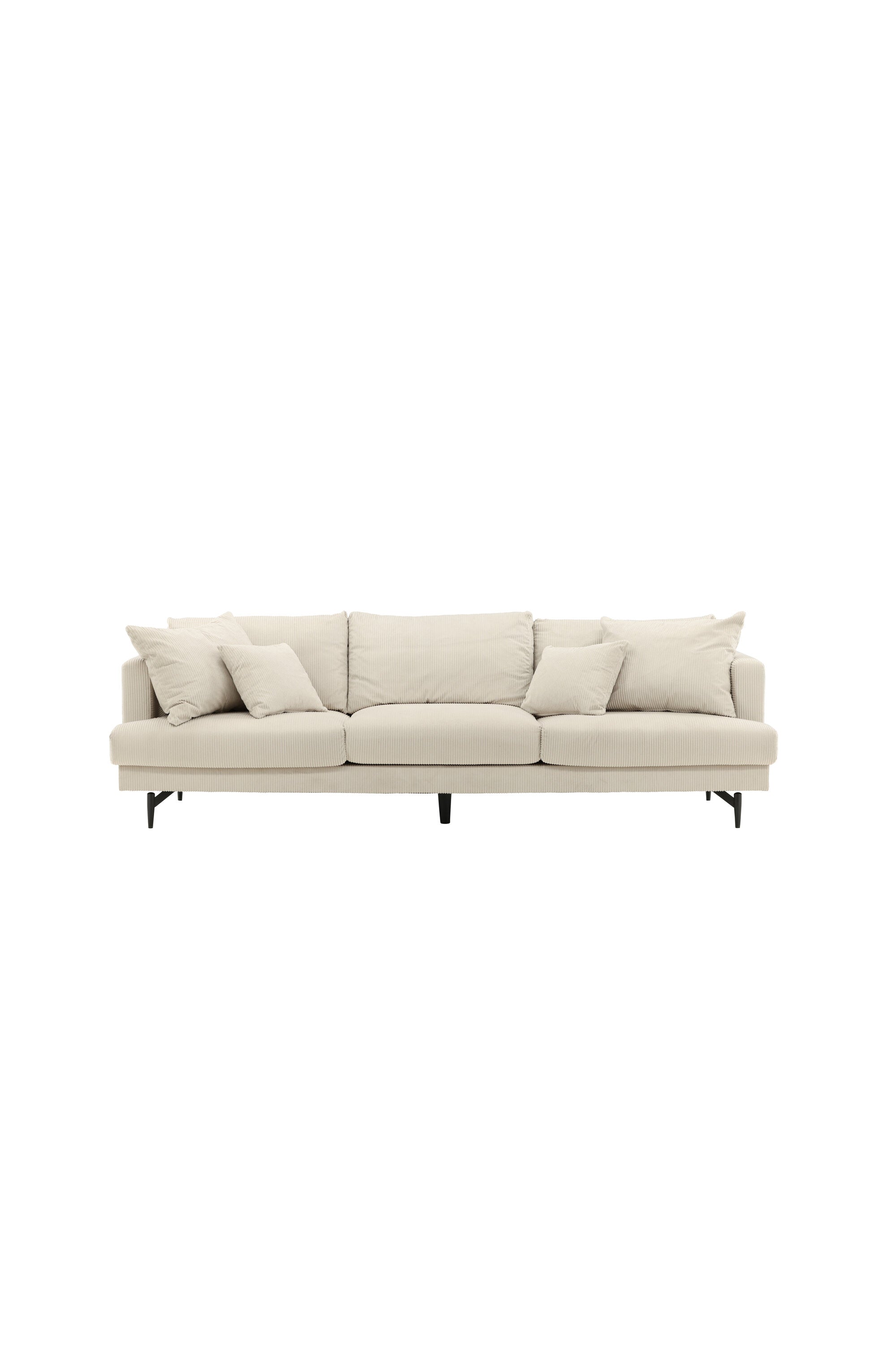 Venture Home Sofia 3-Sits Soffa Beige/Svart