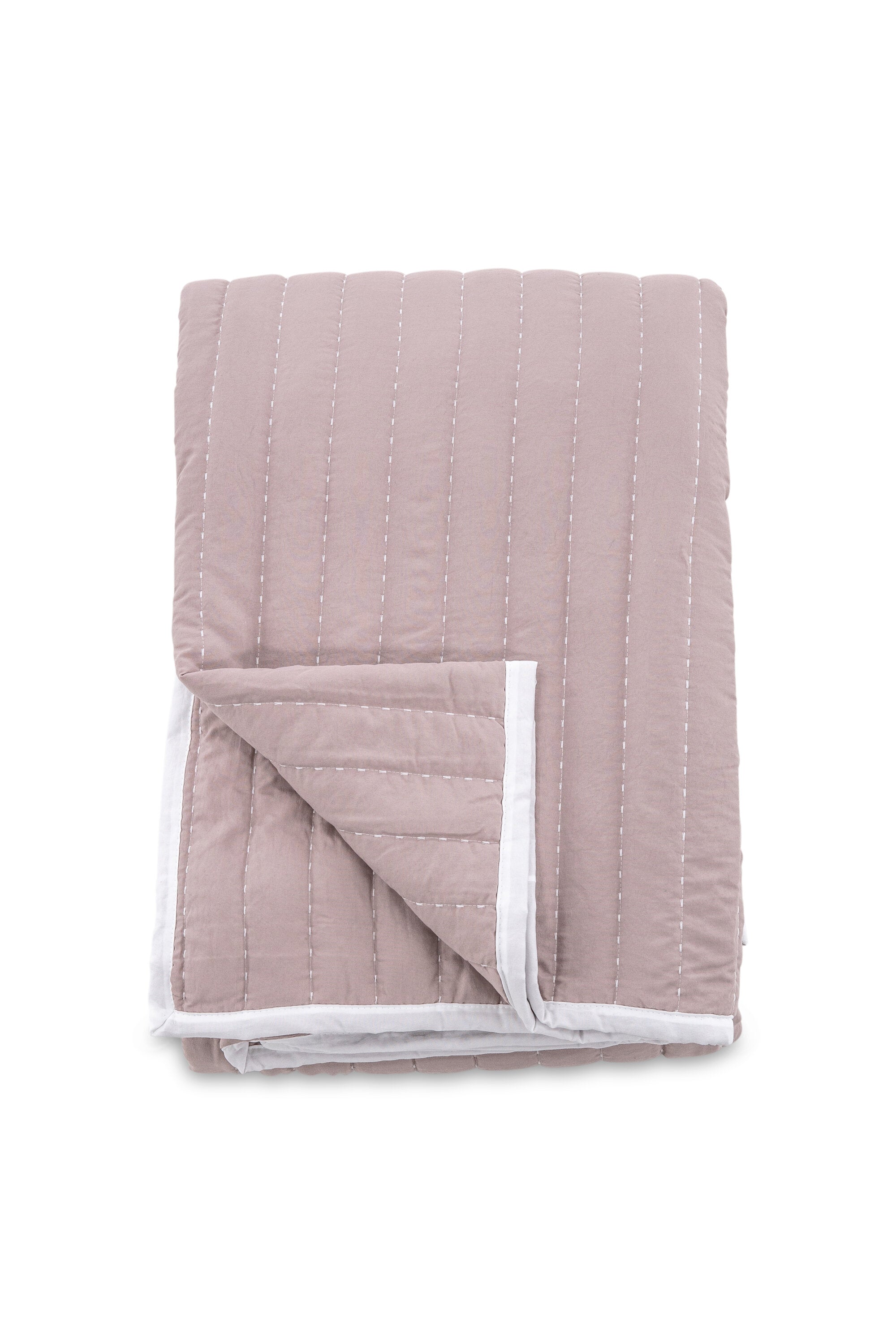 Venture Home Juni Överkast Strö Dusty Pink/White