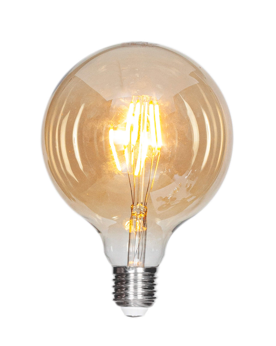 By Rydéns Filament dekorationslampa LED dimbar glob E27 4W Ø125mm Amber