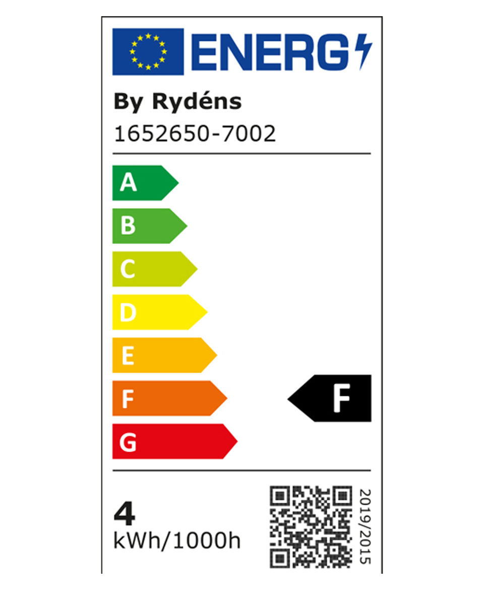 By Rydéns Filament dekorationslampa LED dimbar E27 4W Ø60mm klar