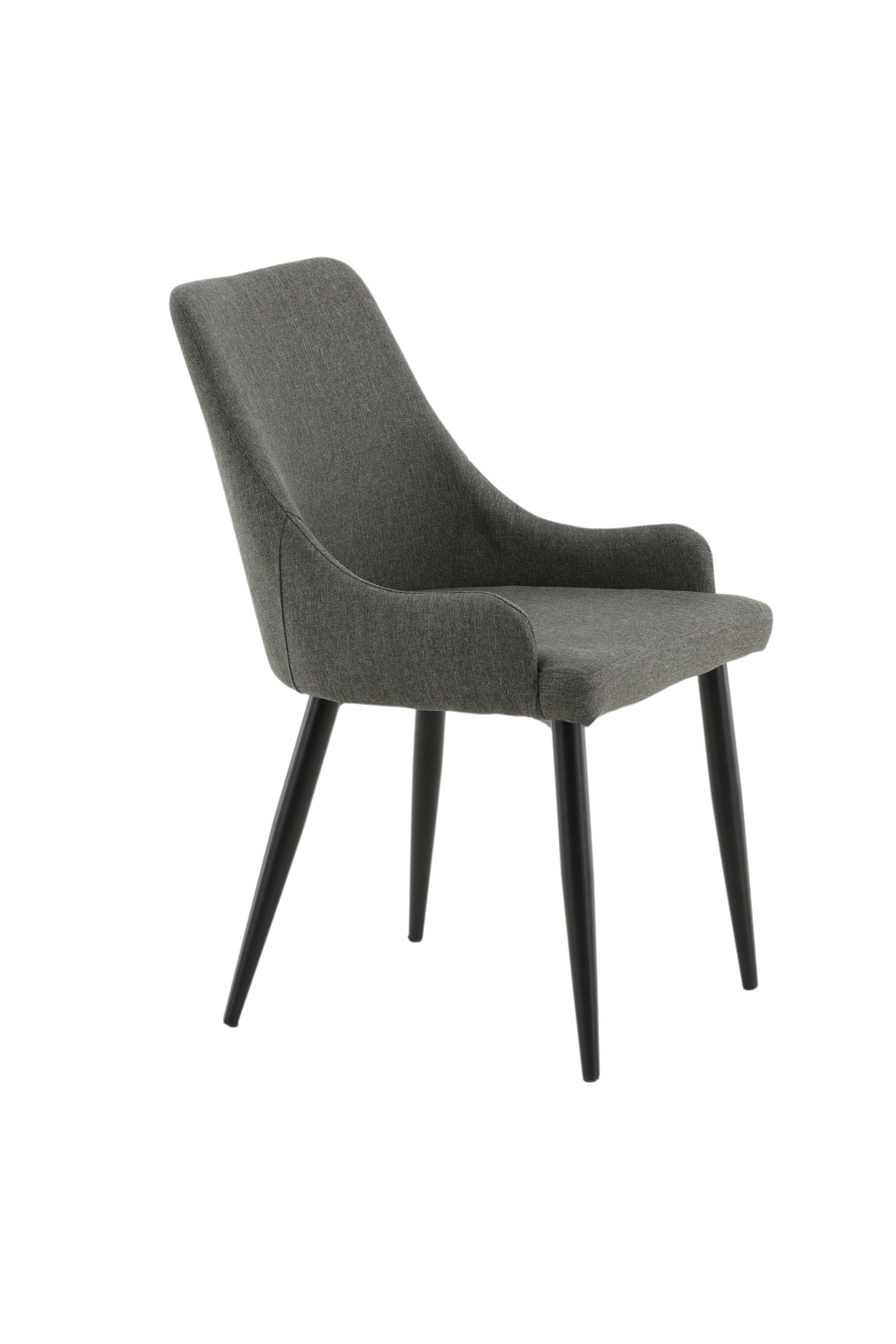 Venture Home Plaza Matstol Svart/Grå 2-Pack