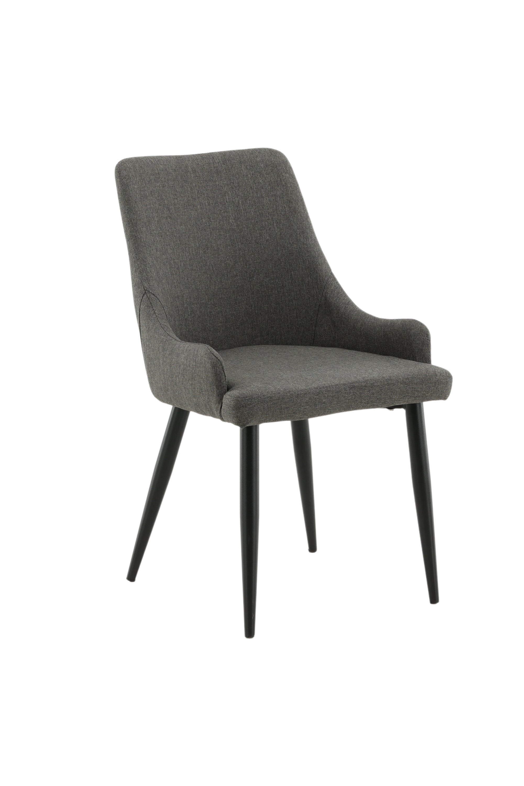 Venture Home Plaza Matstol Svart/Grå 2-Pack