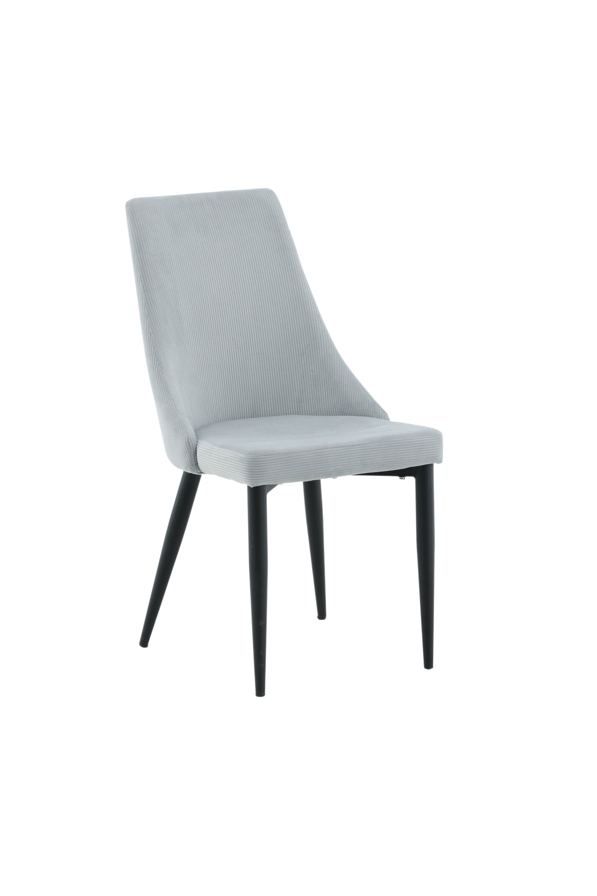 Venture Home Leone Matstol Svart/ljusgrå 2-pack