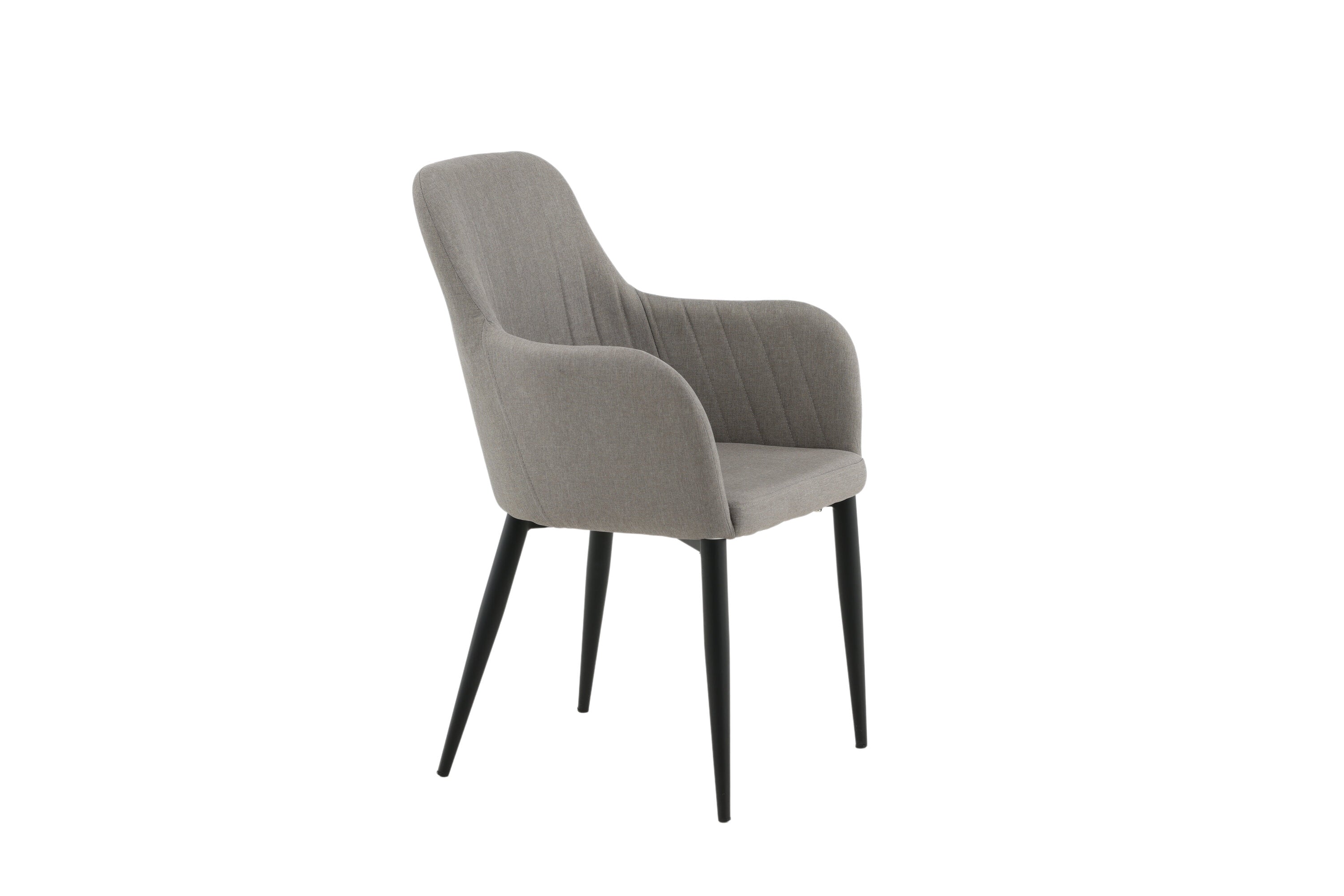 Venture Home Comfort Matstol Svart/Grå 2-pack