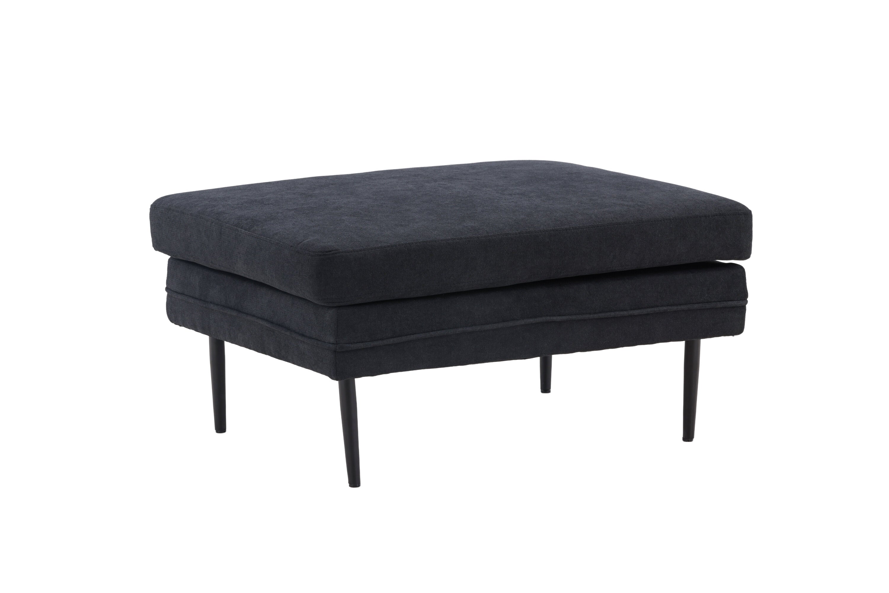 Venture Home Boom Ottoman Svart