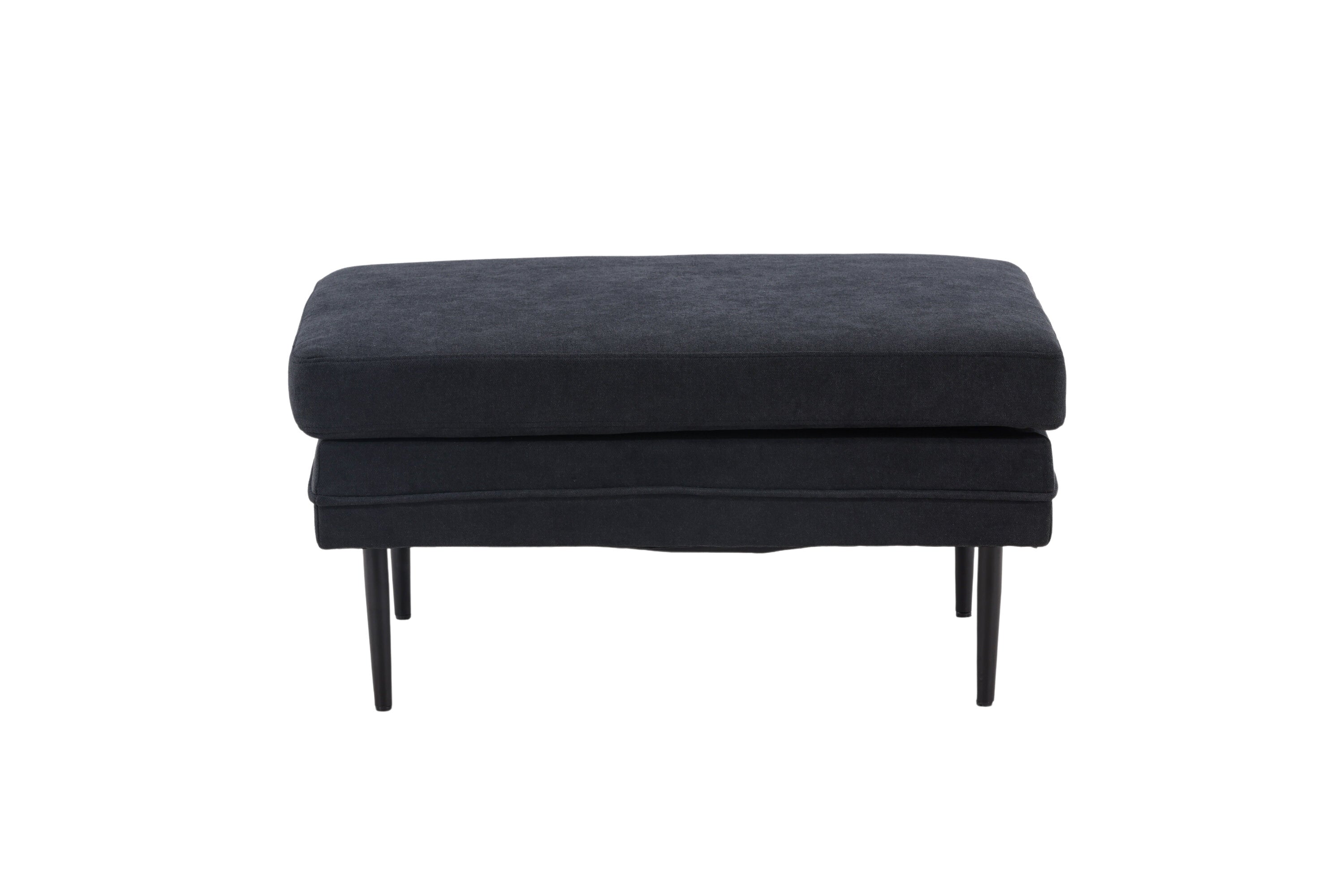 Venture Home Boom Ottoman Svart