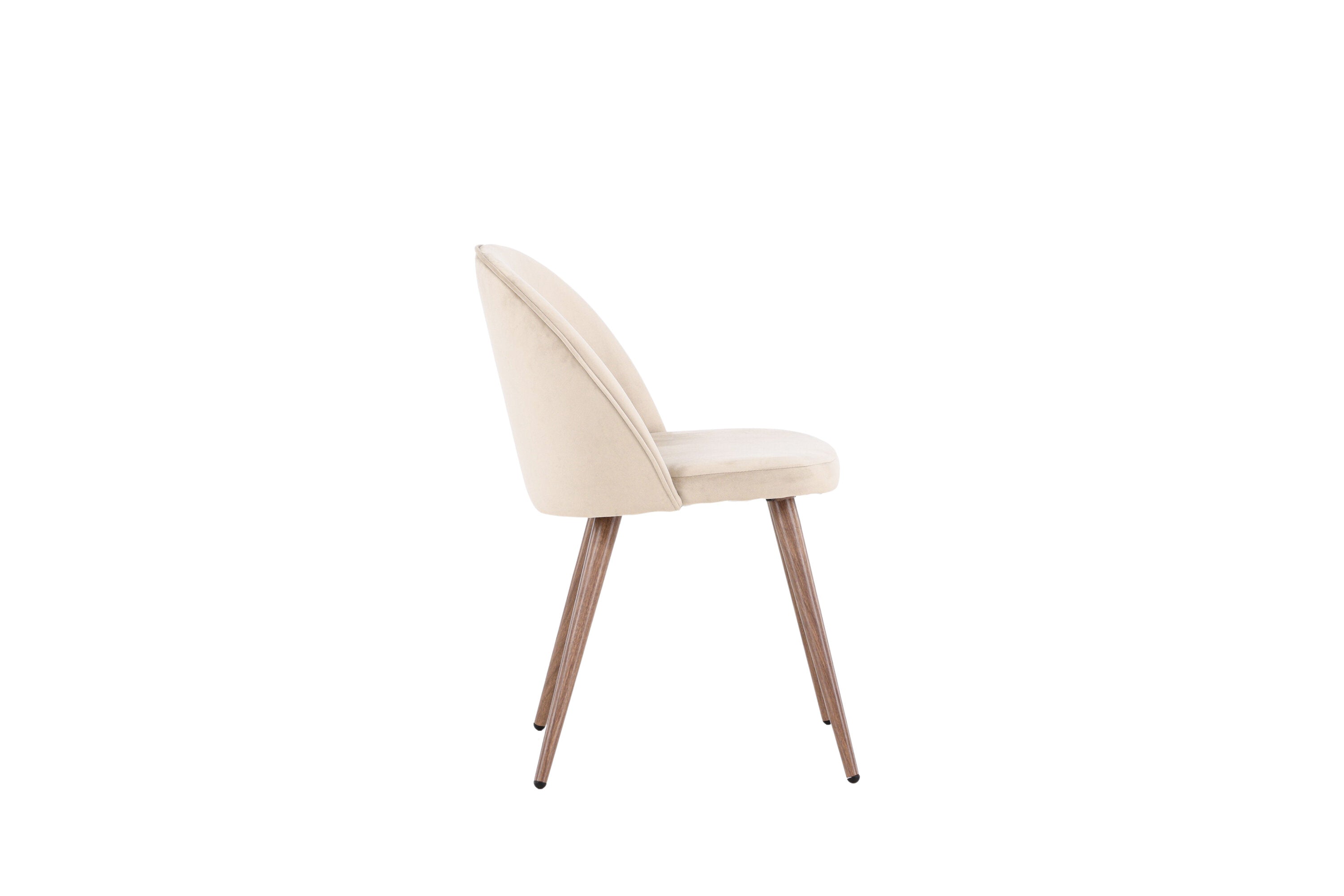 Venture Home Velvet Matstol Beige 2-pack
