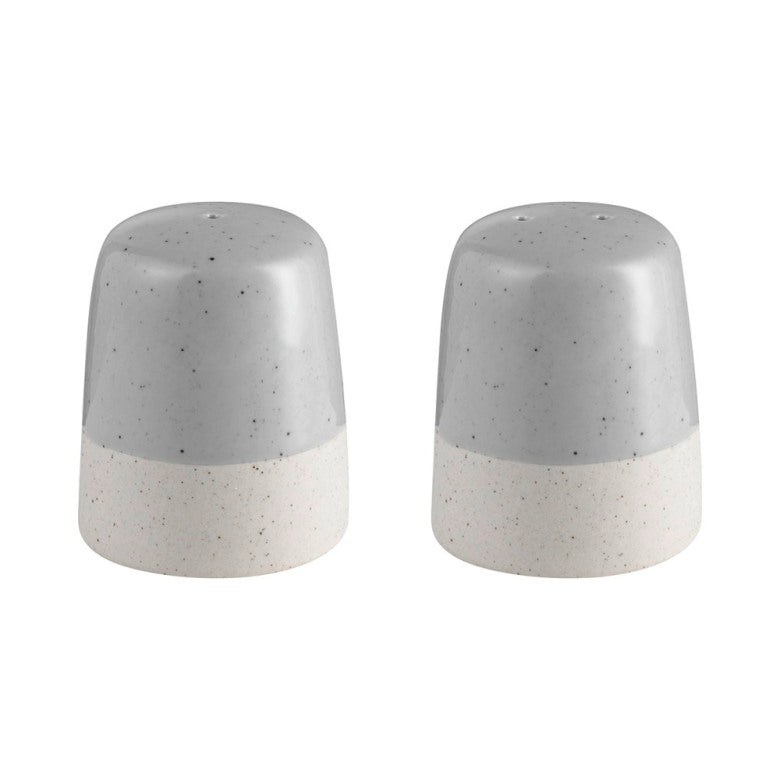 Sablo salt- och pepparkar i stengods, set om 2. Mått Ø4,5 cm – perfekt för att addera stil till bordet.