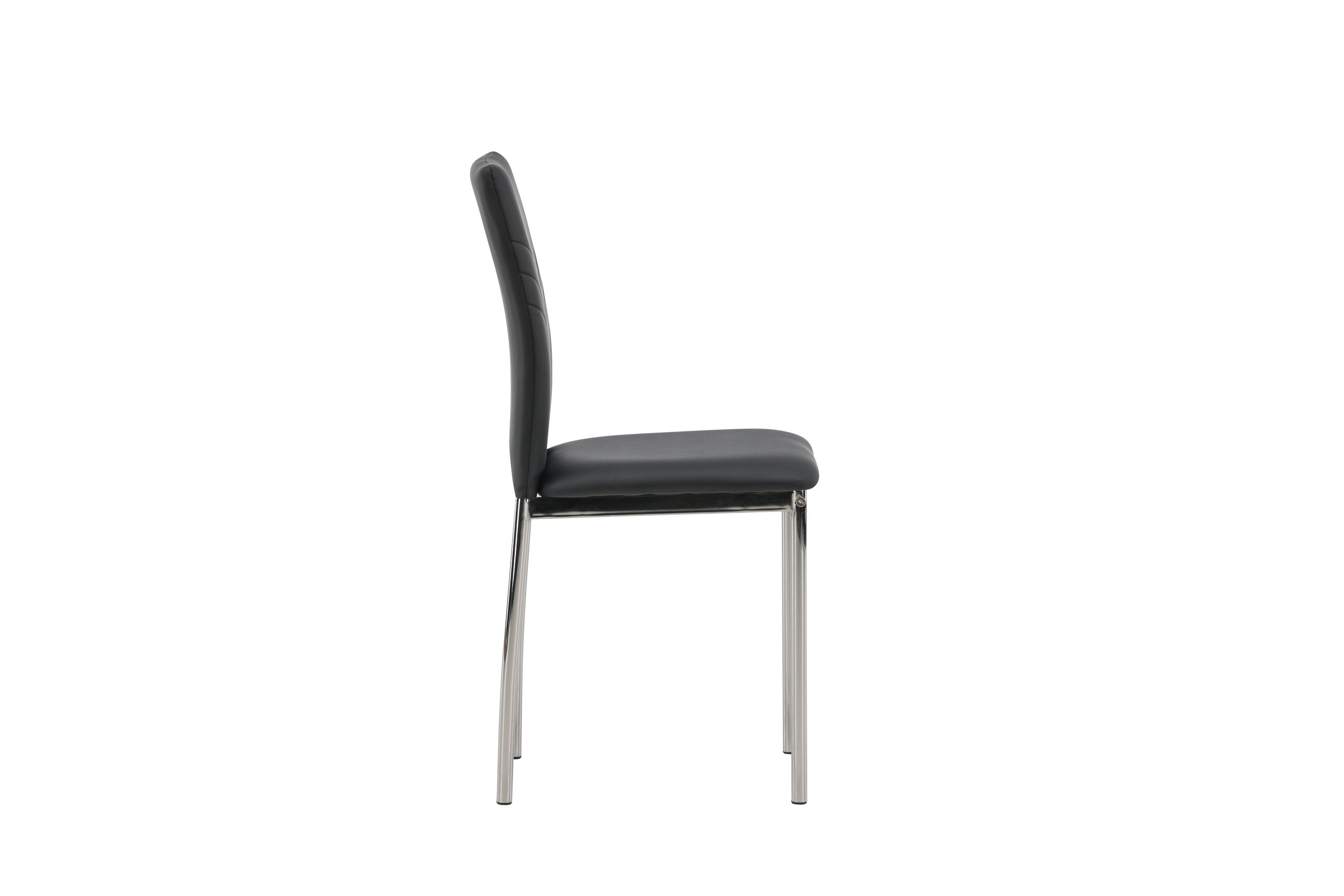 Venture Home Lily Matstol Svart/Silver 2-pack