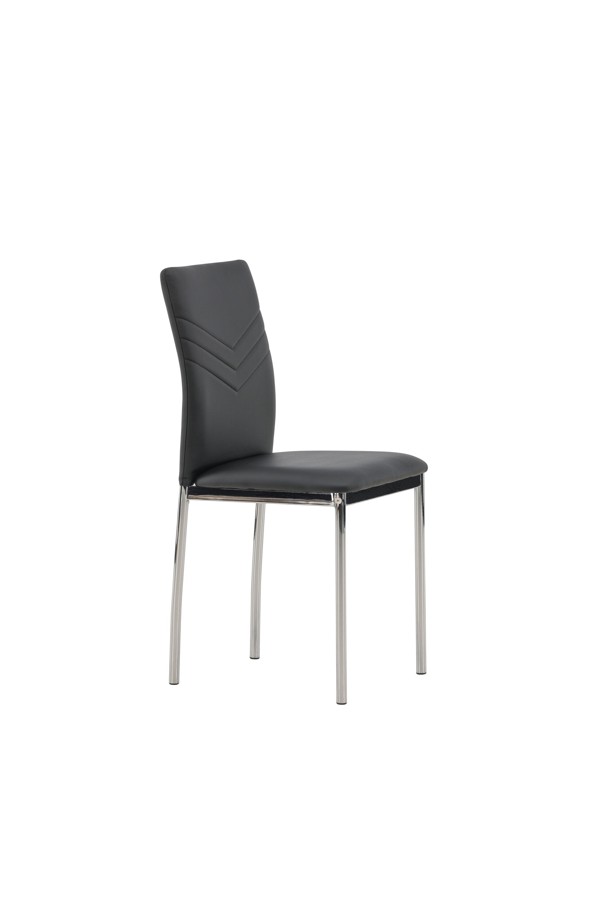 Venture Home Lily Matstol Svart/Silver 2-pack