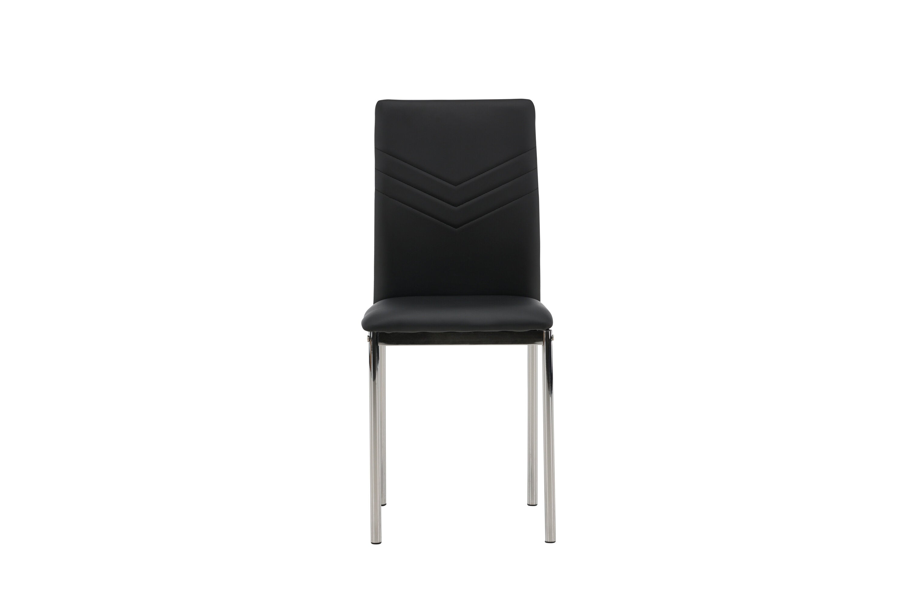 Venture Home Lily Matstol Svart/Silver 2-pack