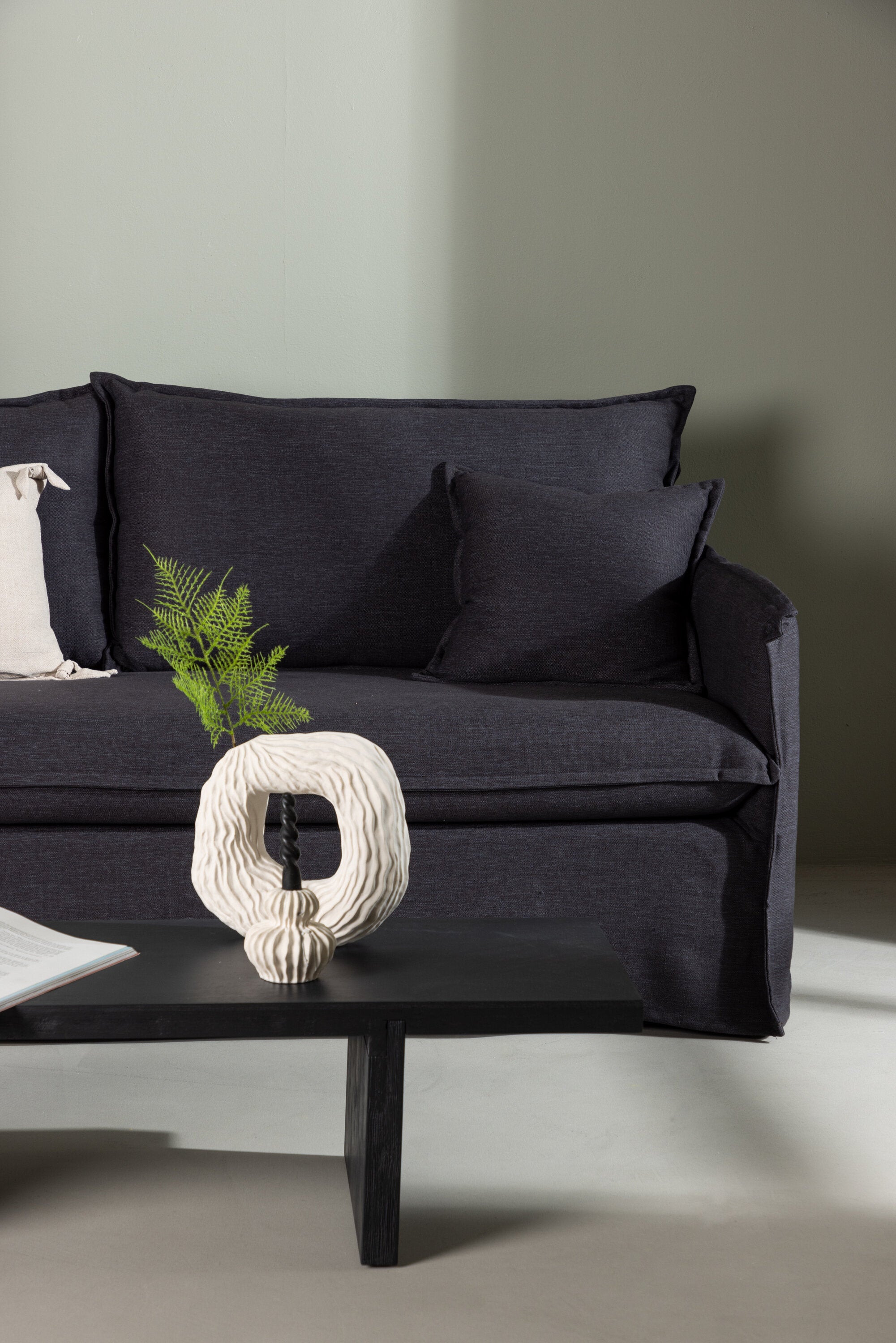 Venture Home Nova 3-Sits Soffa Svart