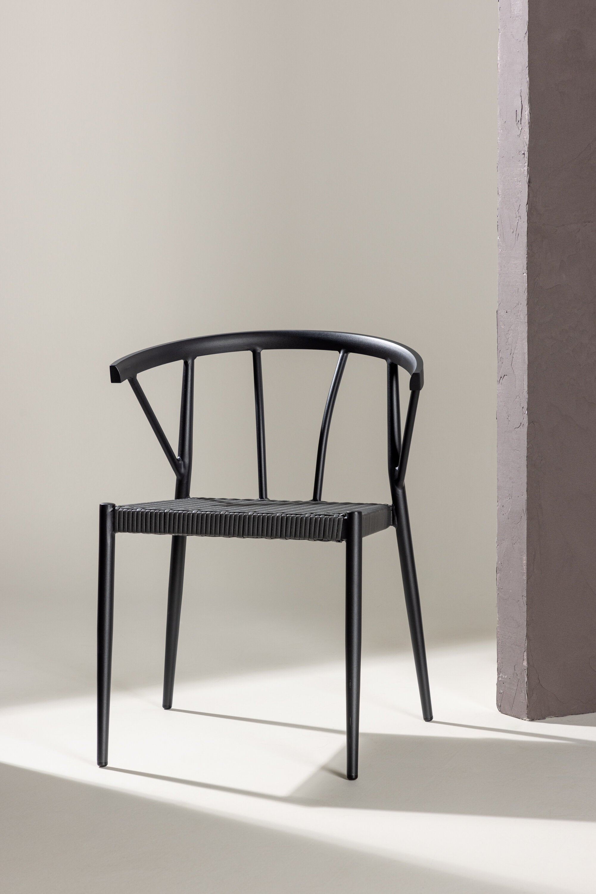 Venture Home Stina Matstol 6-pack, Svart