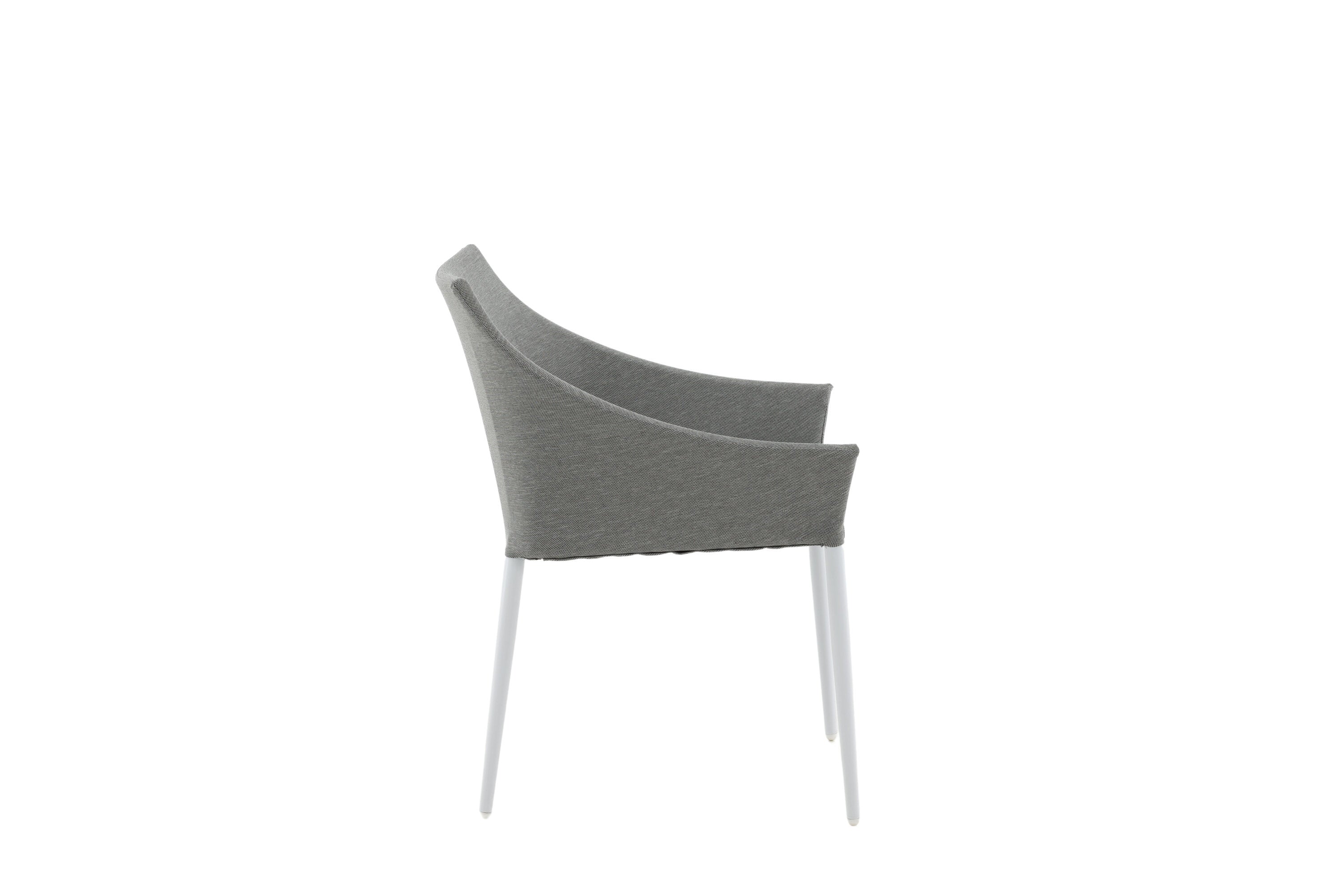 Venture Home Spoga Matstol Ljusgrå/vit 2-pack