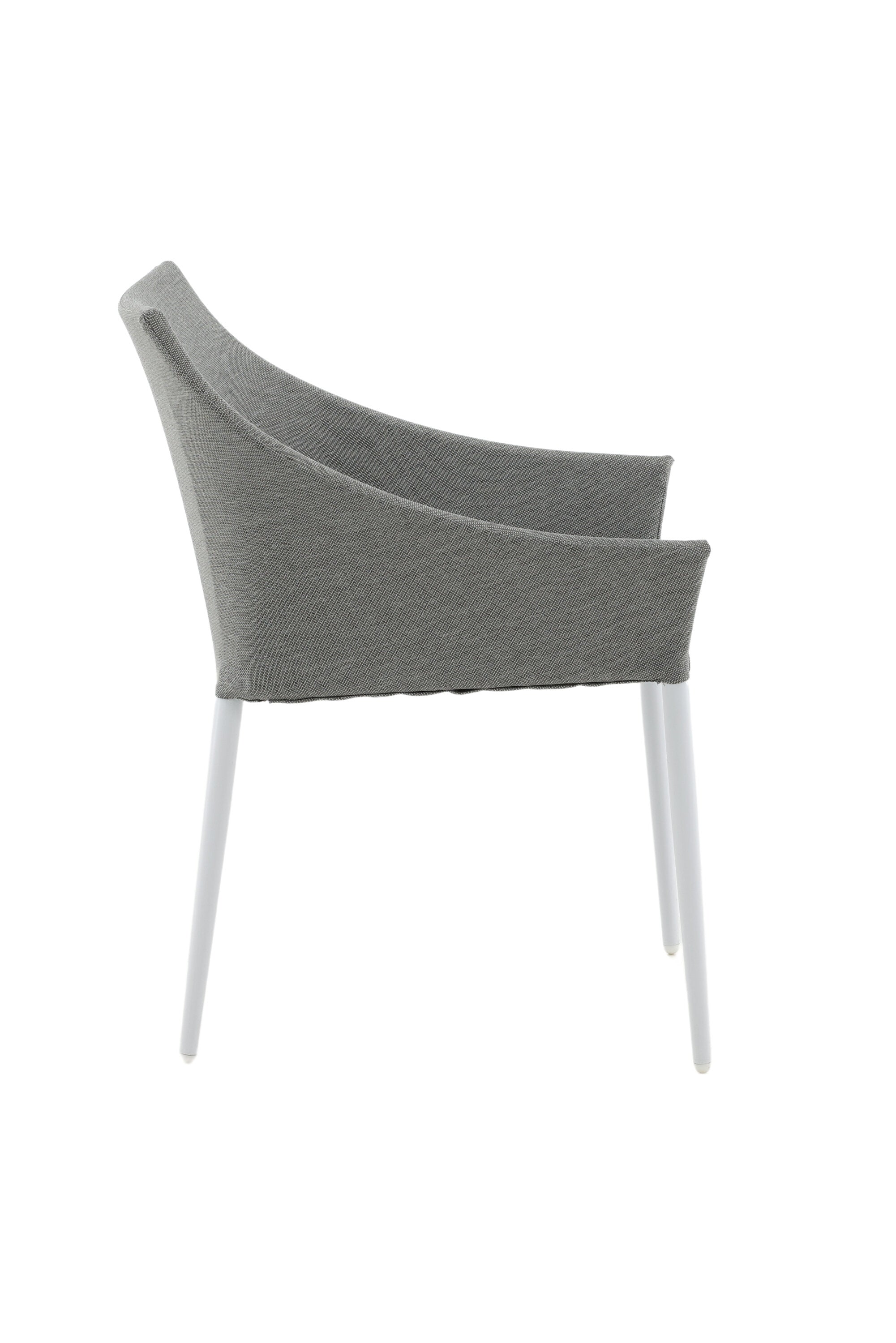 Venture Home Spoga Matstol Ljusgrå/vit 2-pack