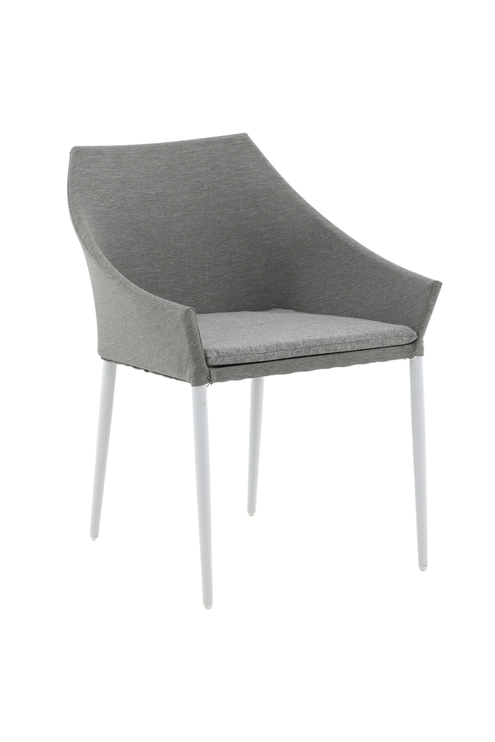 Venture Home Spoga Matstol Ljusgrå/vit 2-pack