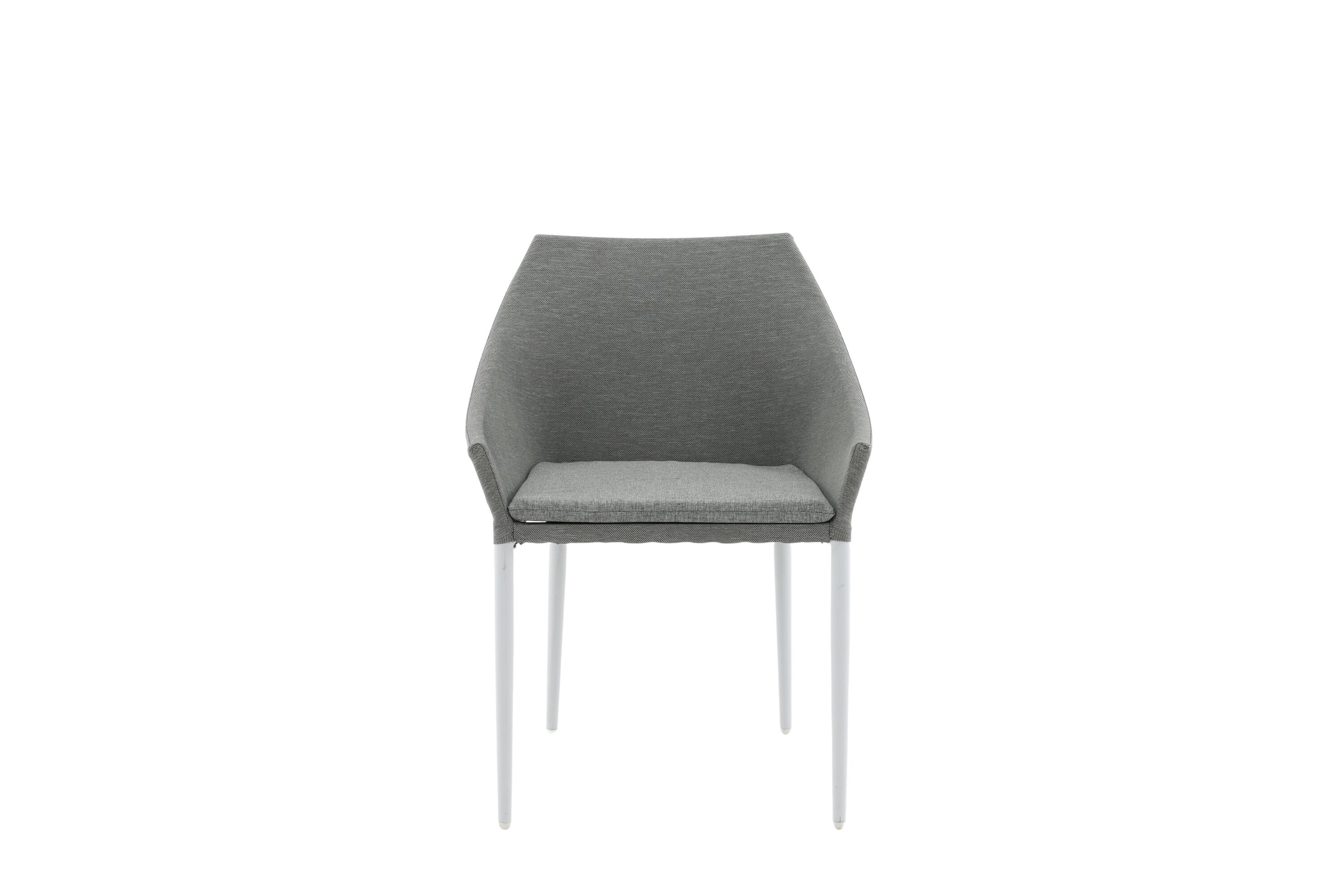 Venture Home Spoga Matstol Ljusgrå/vit 2-pack