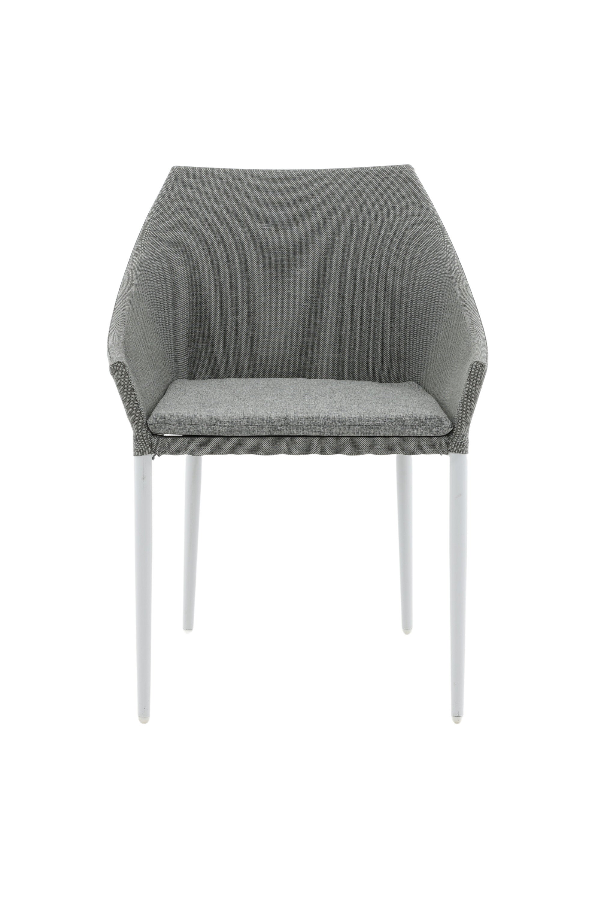Venture Home Spoga Matstol Ljusgrå/vit 2-pack
