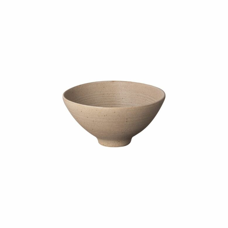 KUMI Skål i keramik, Ø17 cm med unik reaktiv glasyr i färgen Fungi. Minimalistisk japansk design för elegant servering.