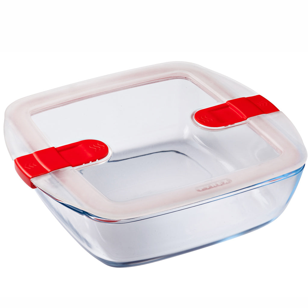 Pyrex Ugnsform Med Lock 25x22cm/2,2L