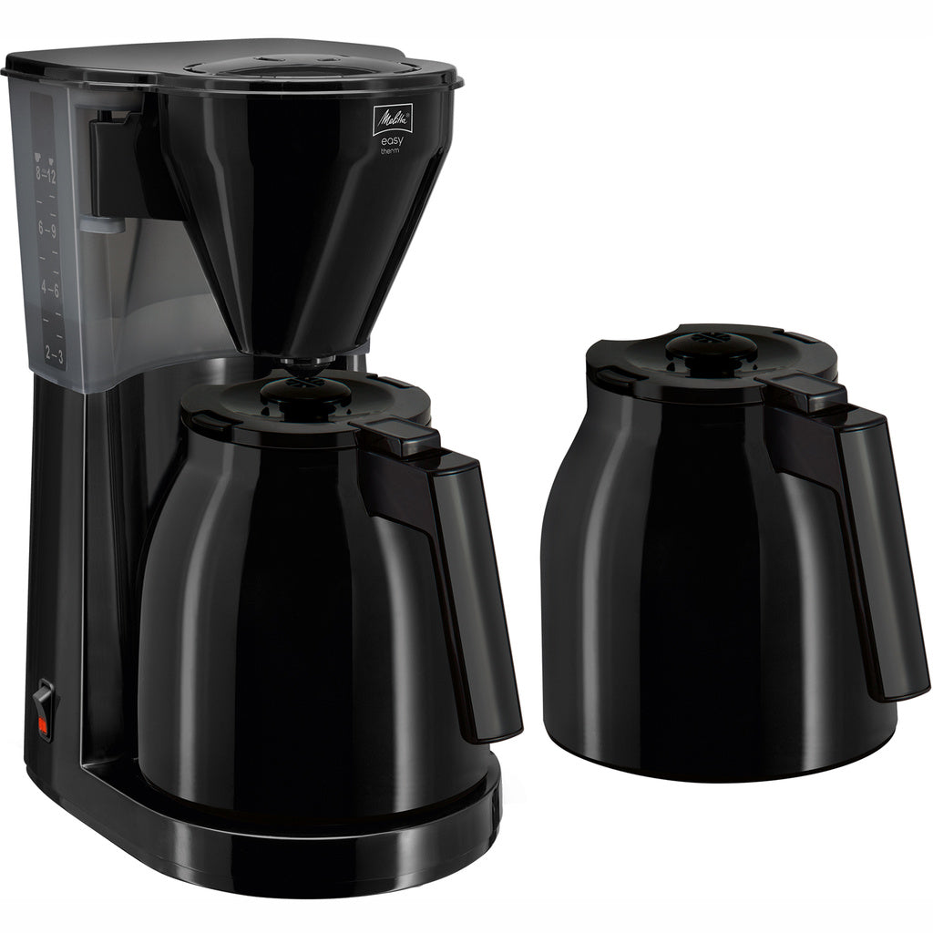 Melitta Kaffebryggare Thermos Easy 2,0 Svart med 2 Kannor