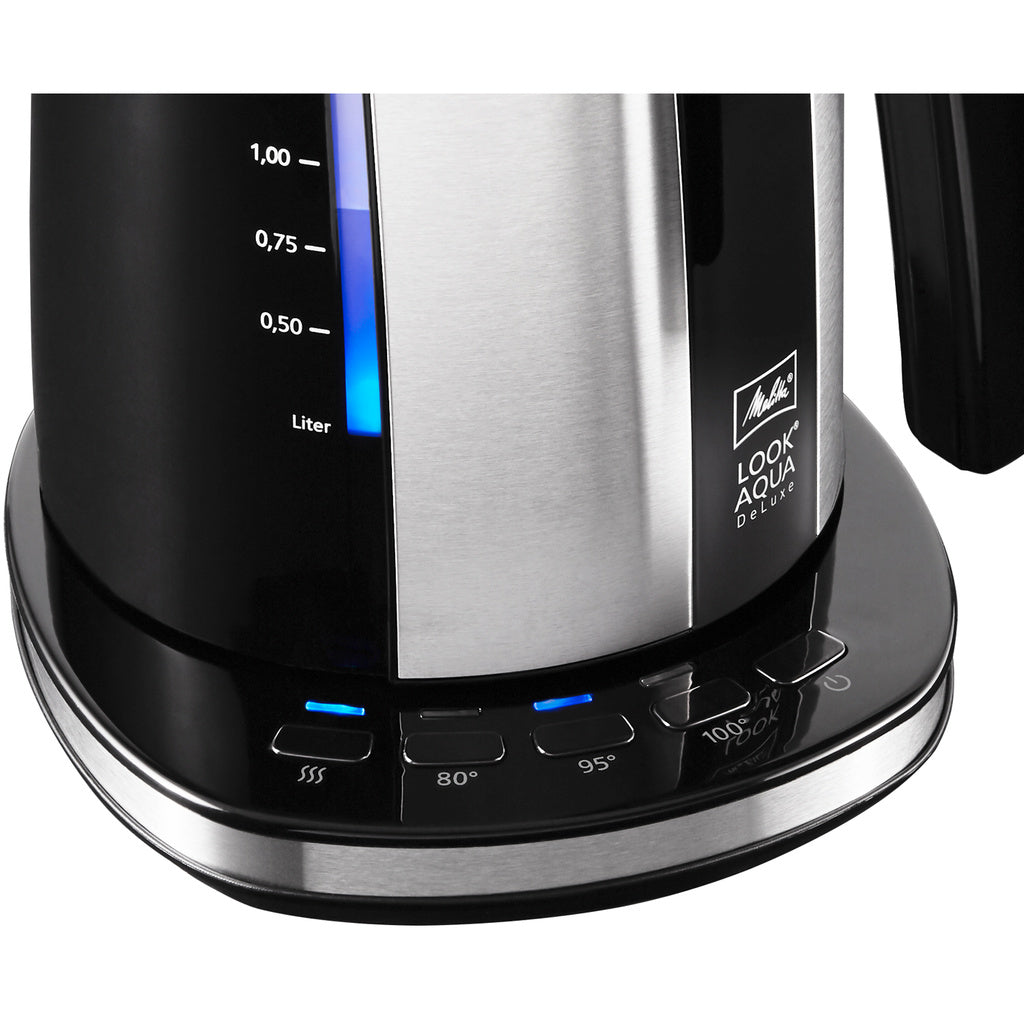 Melitta Kettle Look Aqua 2,0 Deluxe Svart