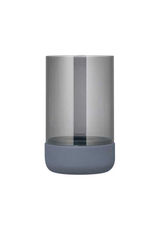 Blomus Calma Ljuslykta Medium 20 cm Steel Gray Smoke