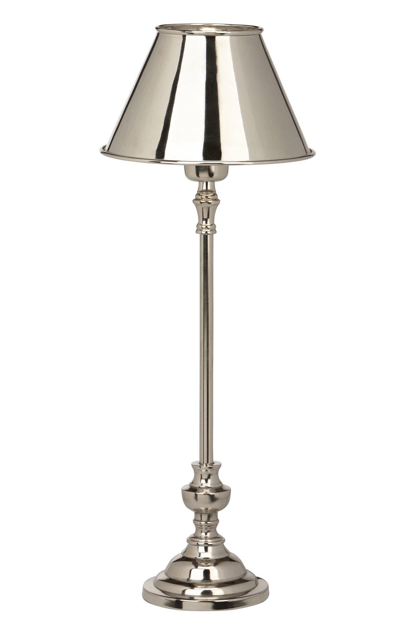 Pr Home Andrea Lampfot 43 cm, Krom