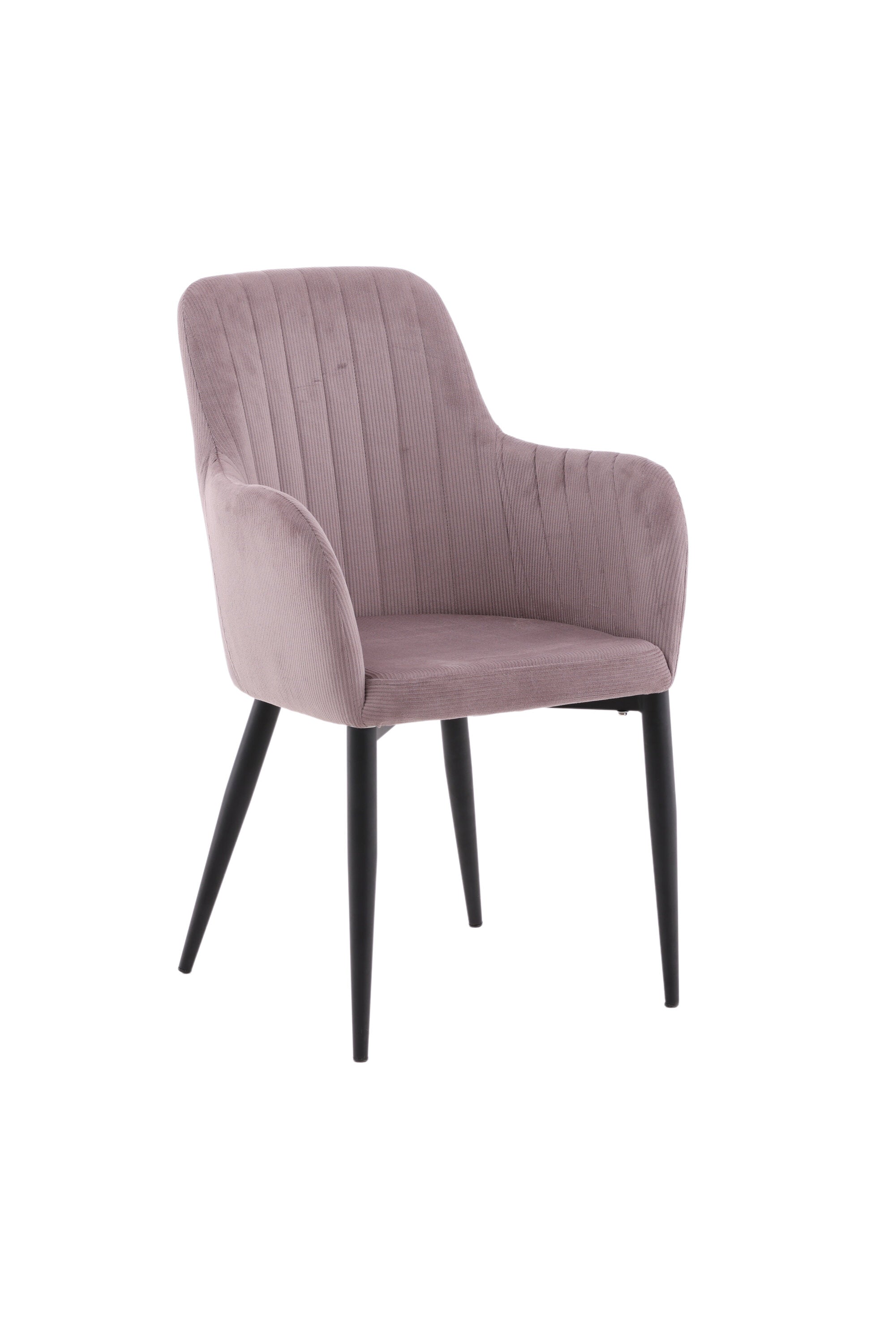 Venture Home Comfort Matstol Svart/dammigt rosa 2-pack