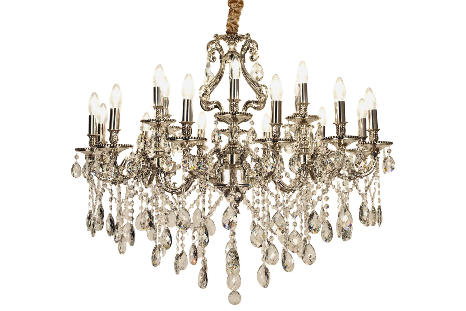 Aneta Lighting WINDSOR takkrona, silver