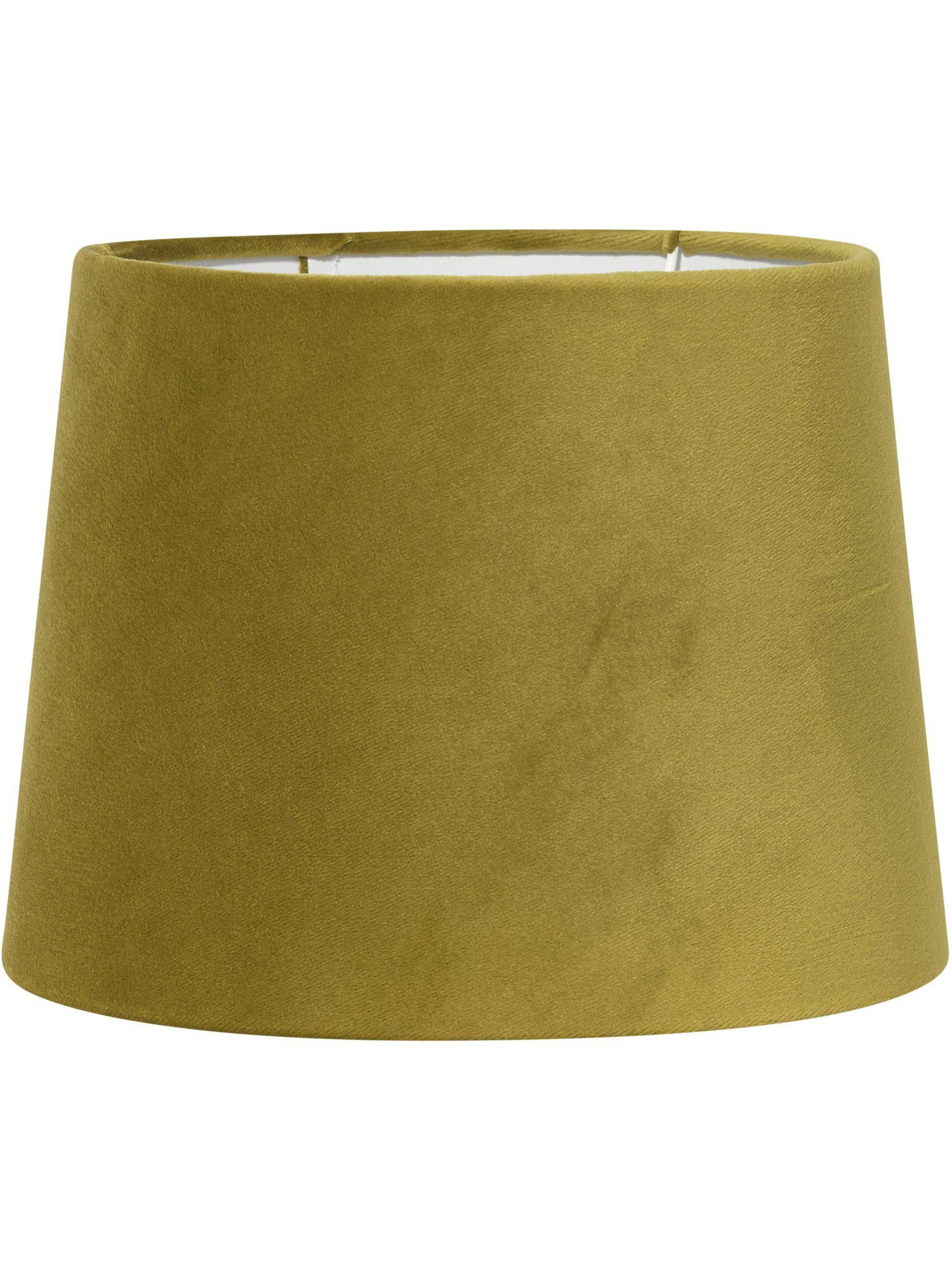 Lampskärm Sofia i gul sammet från PR Home, stilren design med mjuk textur för behagligt ljus och elegant inredning.