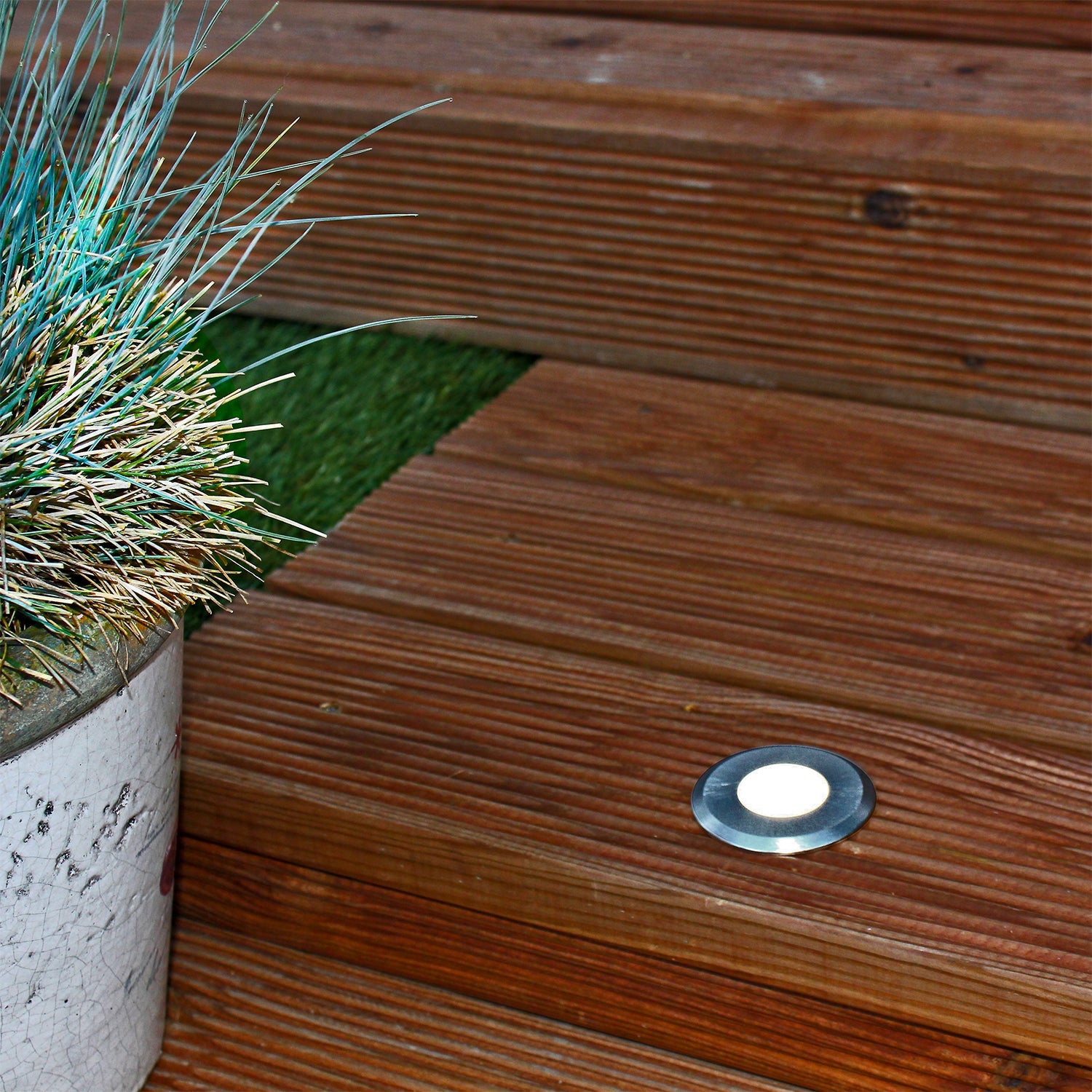 LightsOn Terra Decklight 59mm LED, Silver