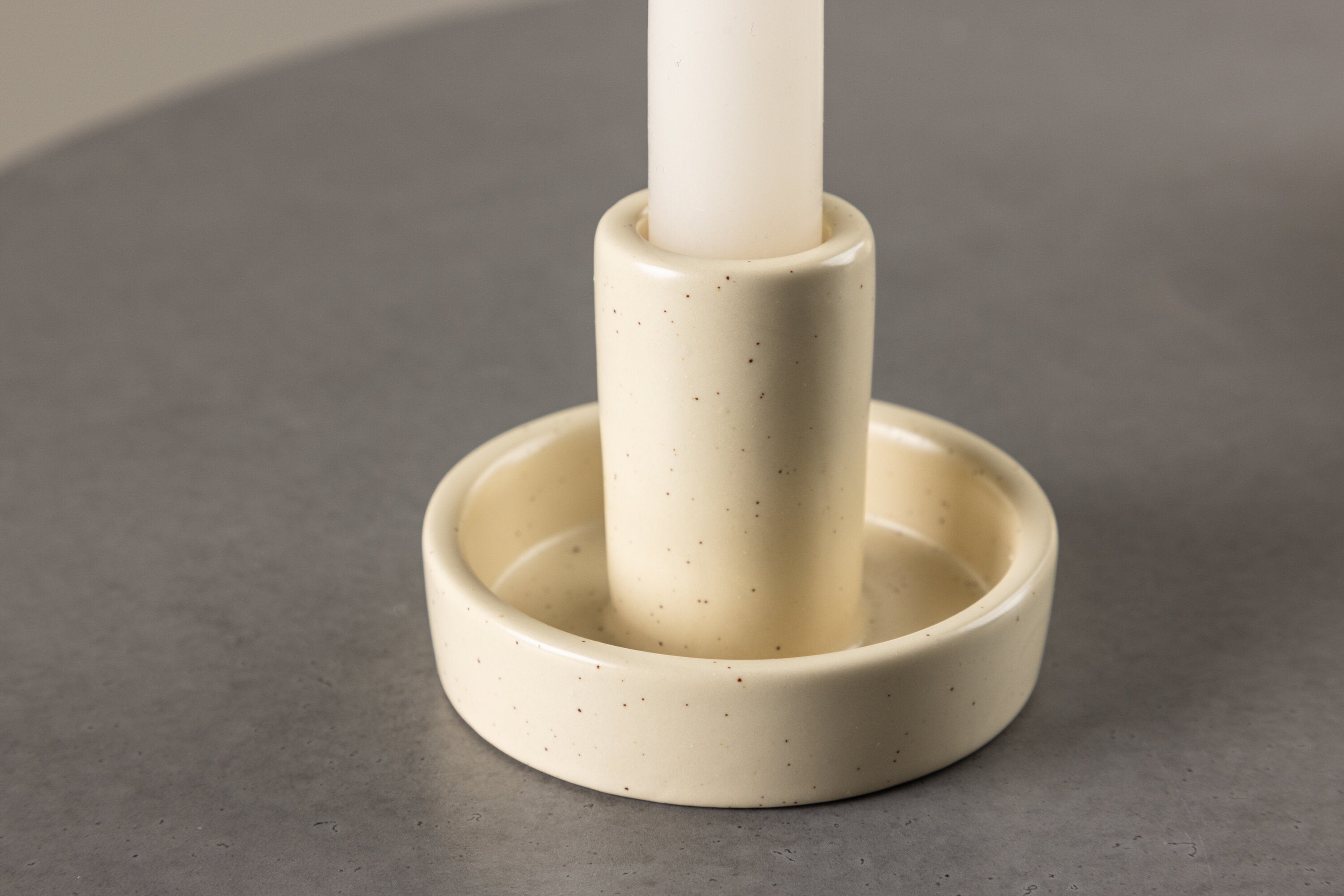 Venture Home Ceco Ljusstake  Beige/Svart