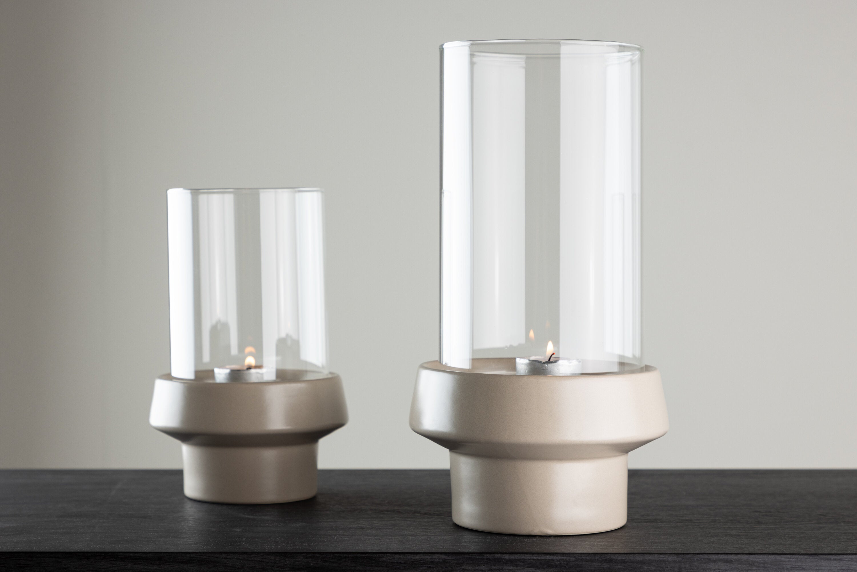 Venture Home Davida Lykta  Beige/klar
