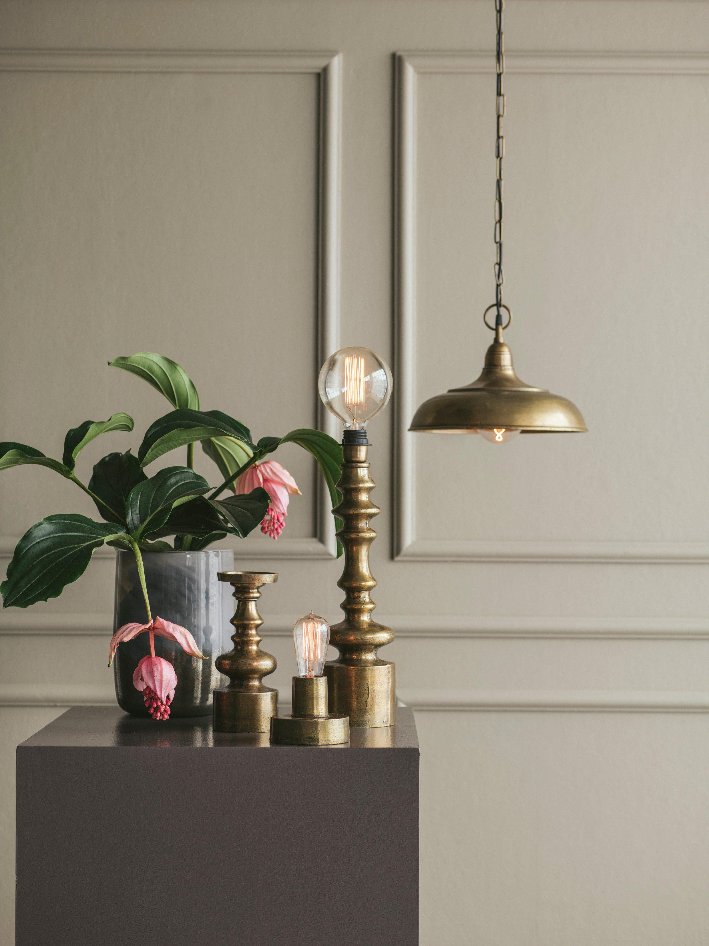 Pr Home Philadelphia Taklamp 35 cm, Råmässing